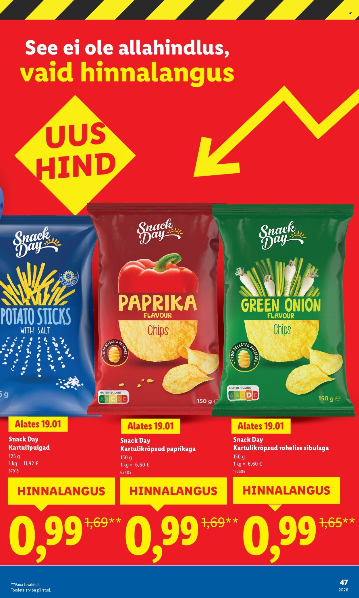 LIDL kliendileht - Suur hinnalangus Alates