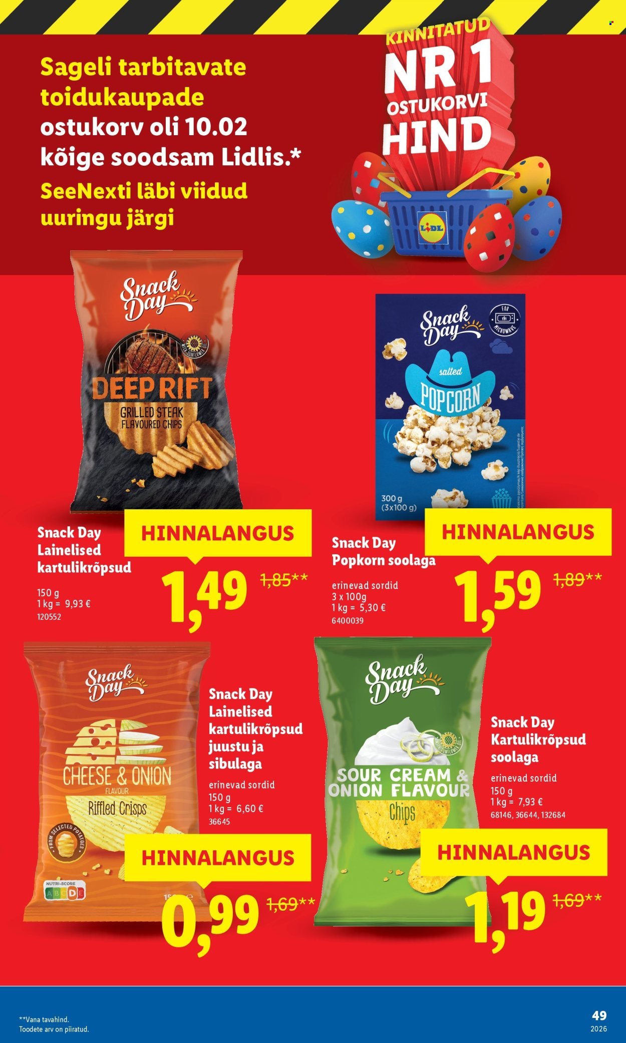 LIDL kliendileht - Suur hinnalangus Alates