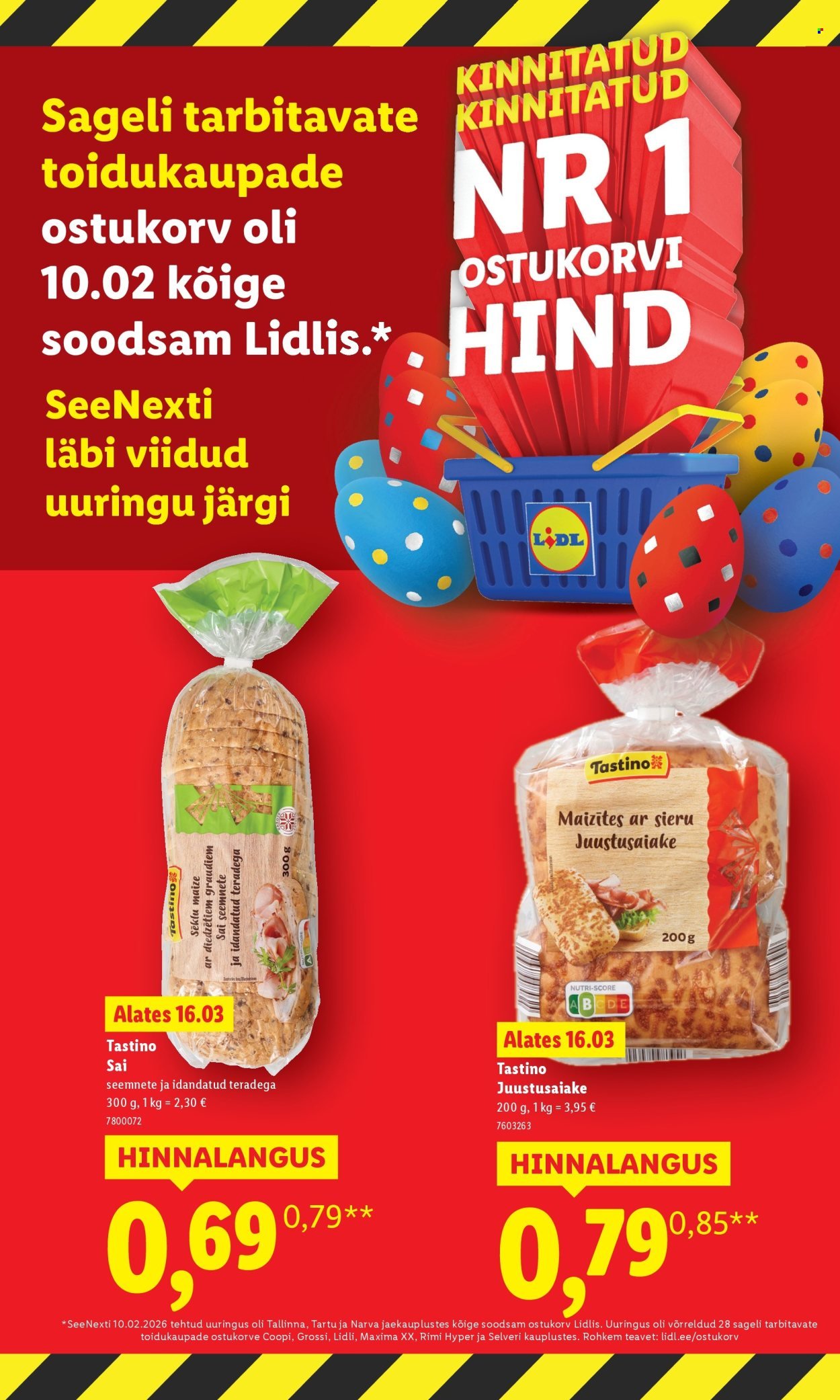 LIDL kliendileht - Suur hinnalangus Alates