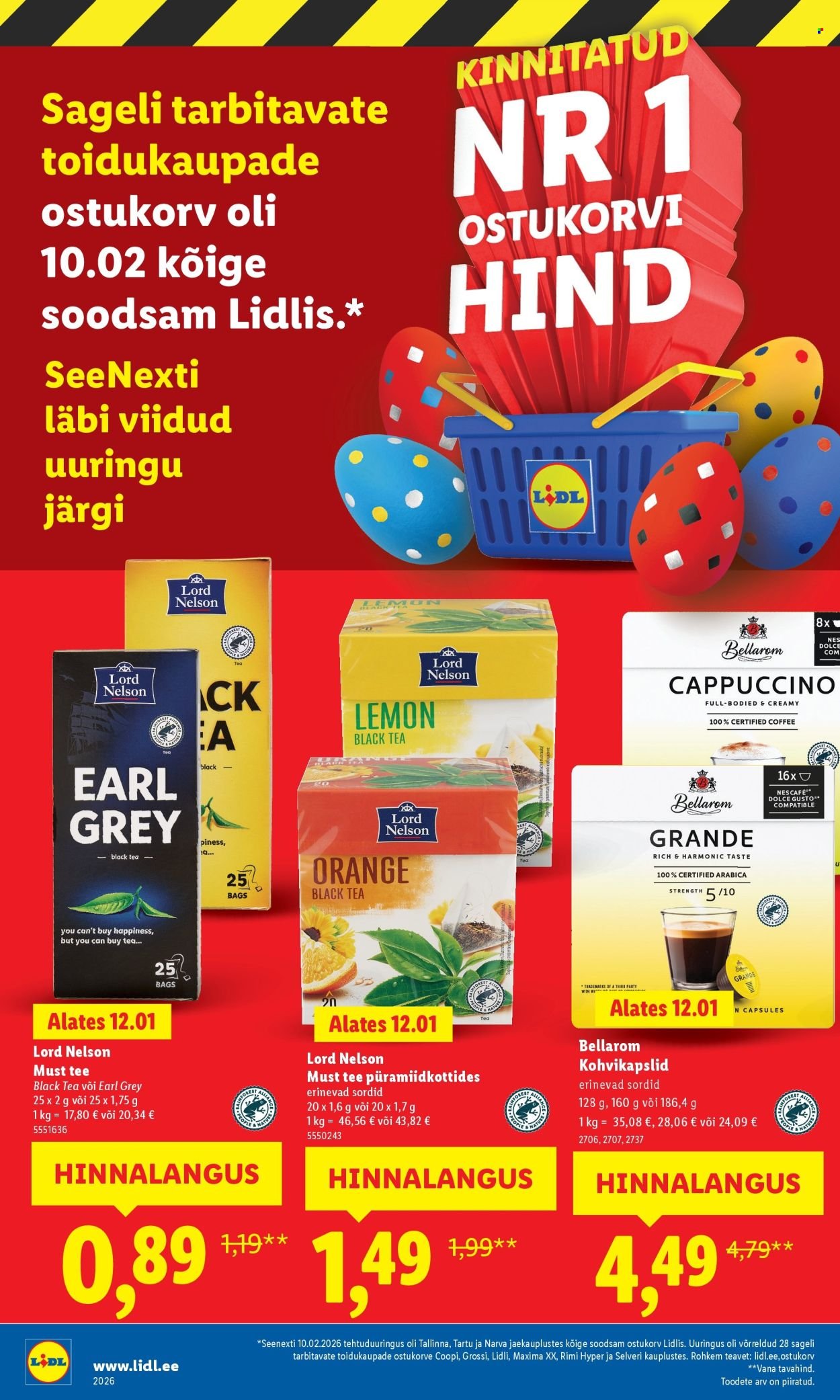LIDL kliendileht - Suur hinnalangus Alates