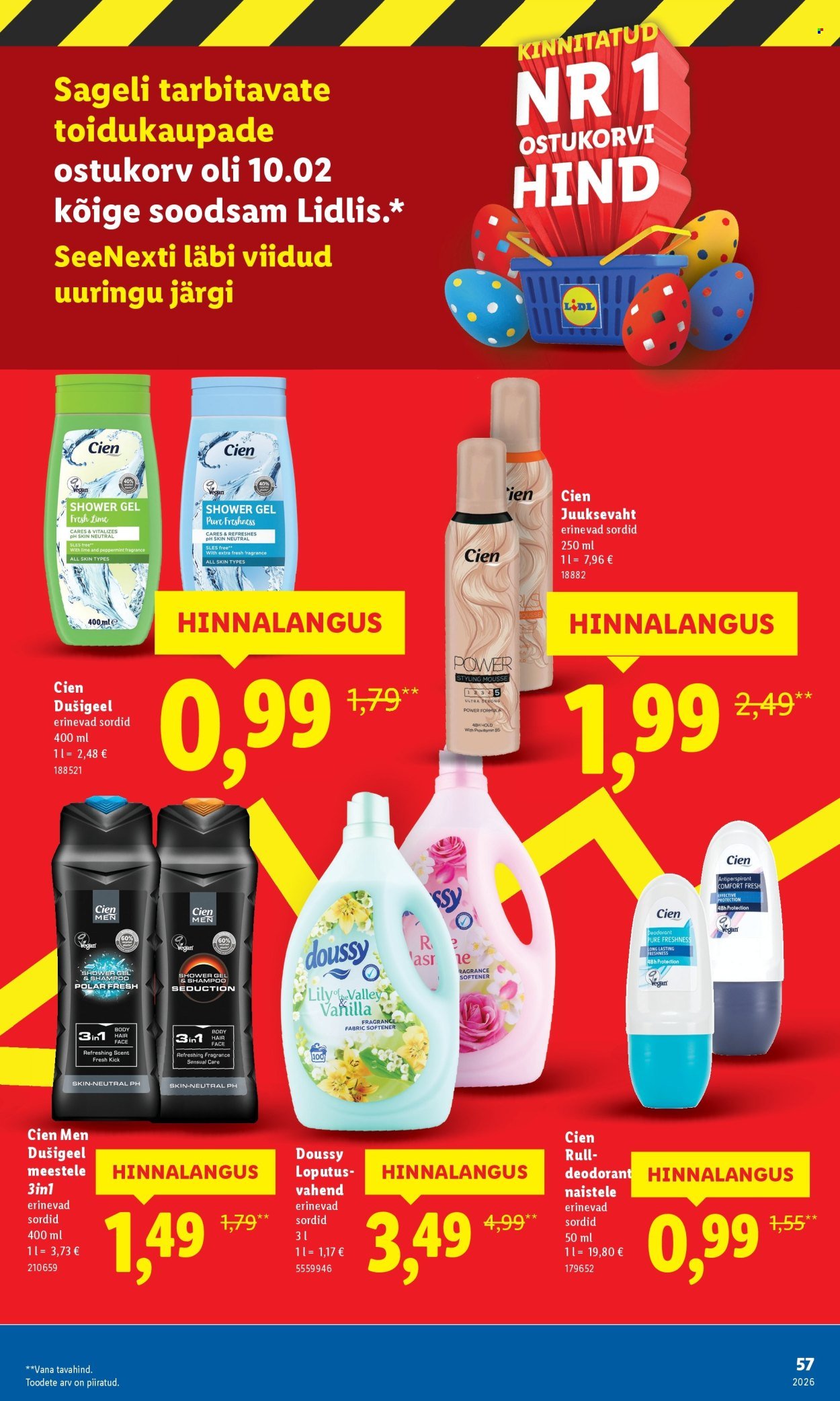 LIDL kliendileht - Suur hinnalangus Alates