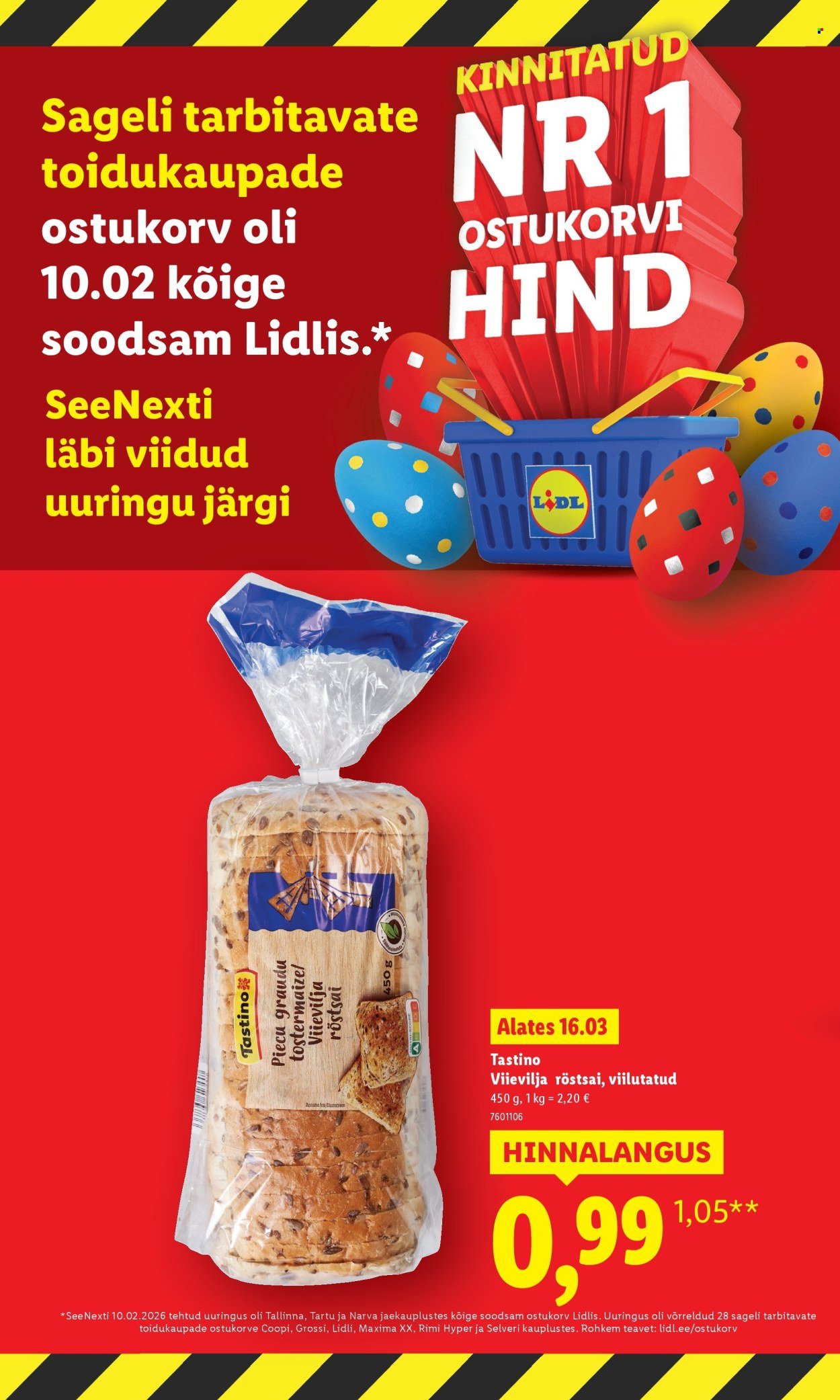 LIDL kliendileht - Suur hinnalangus Alates