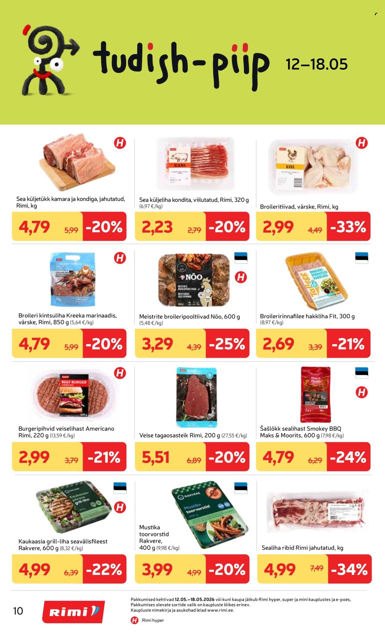 RIMI kliendileht - Kliendileht