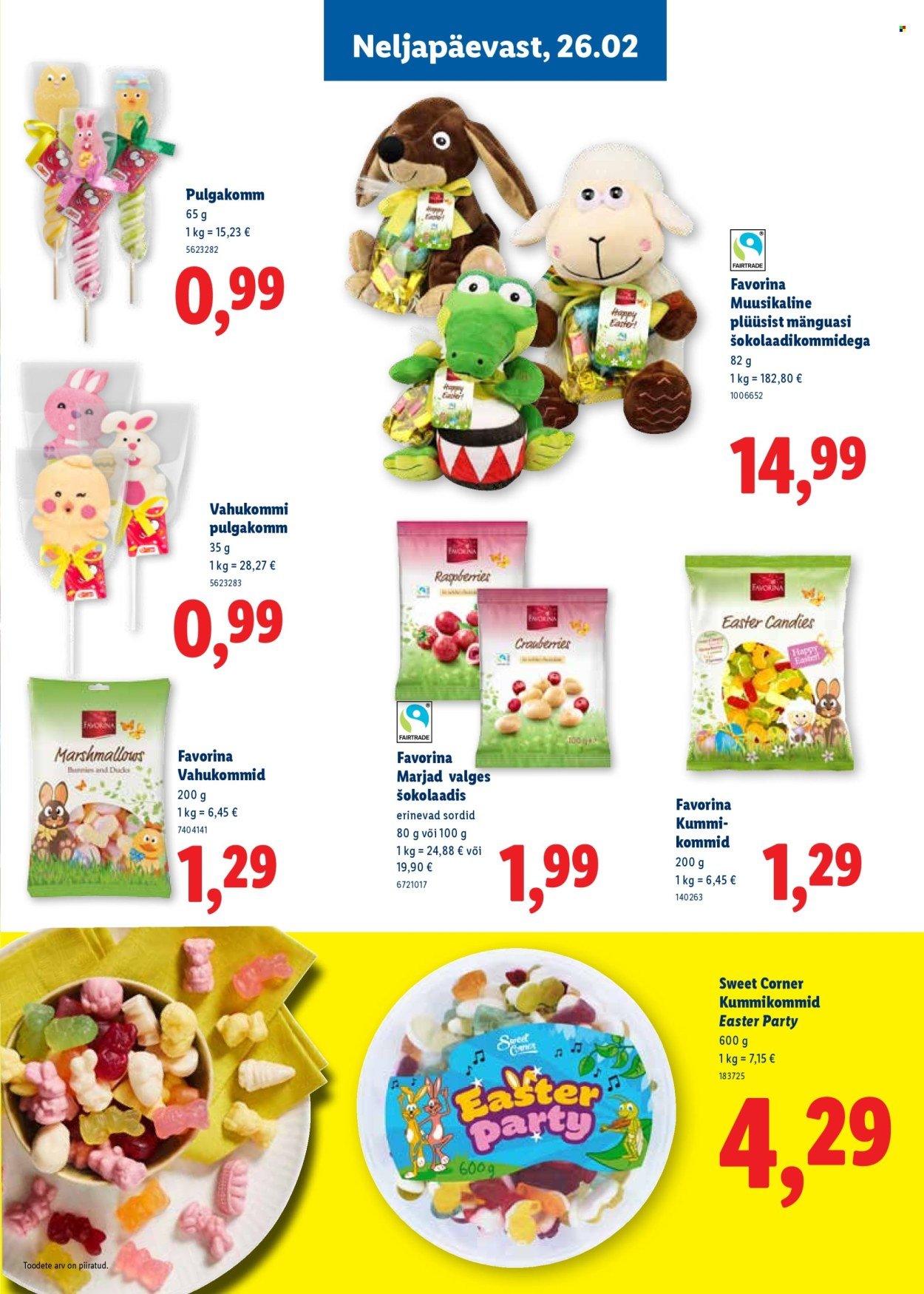 LIDL kliendileht - Rõõmu täis lihavõtted