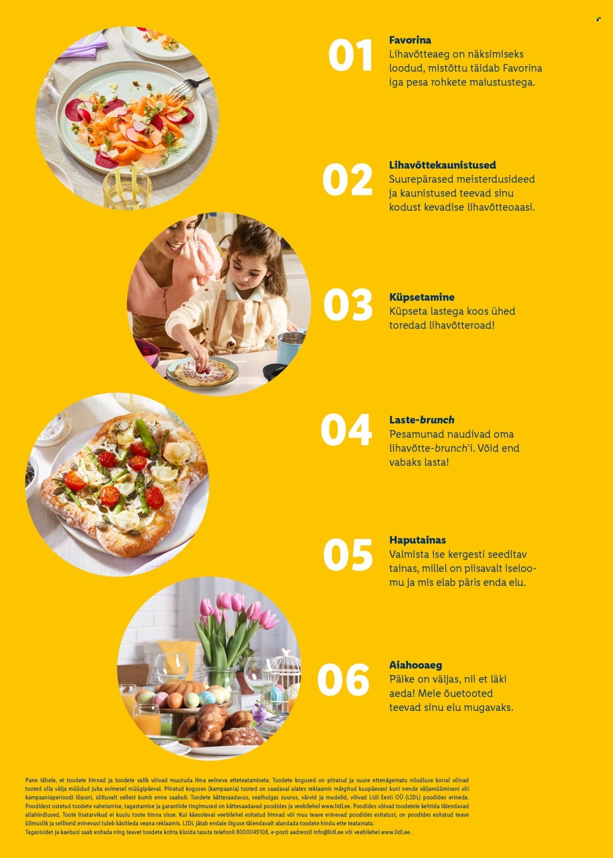LIDL kliendileht - Rõõmu täis lihavõtted