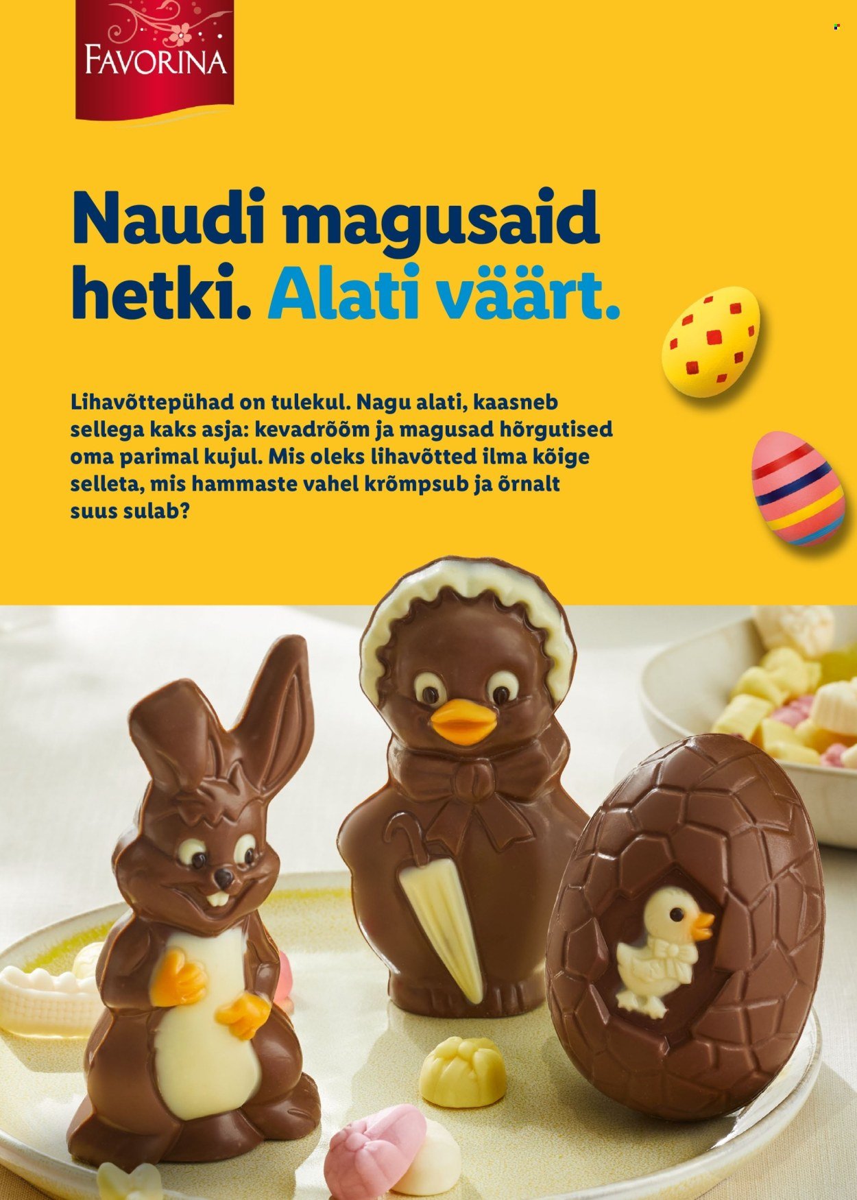 LIDL kliendileht - Rõõmu täis lihavõtted