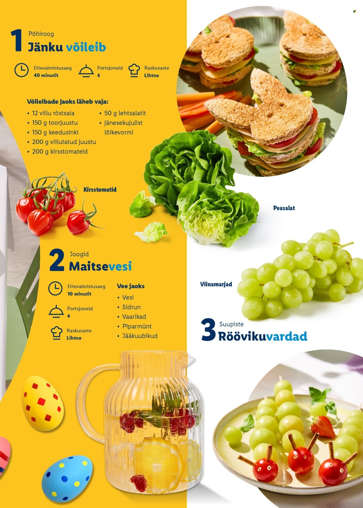 LIDL kliendileht - Rõõmu täis lihavõtted