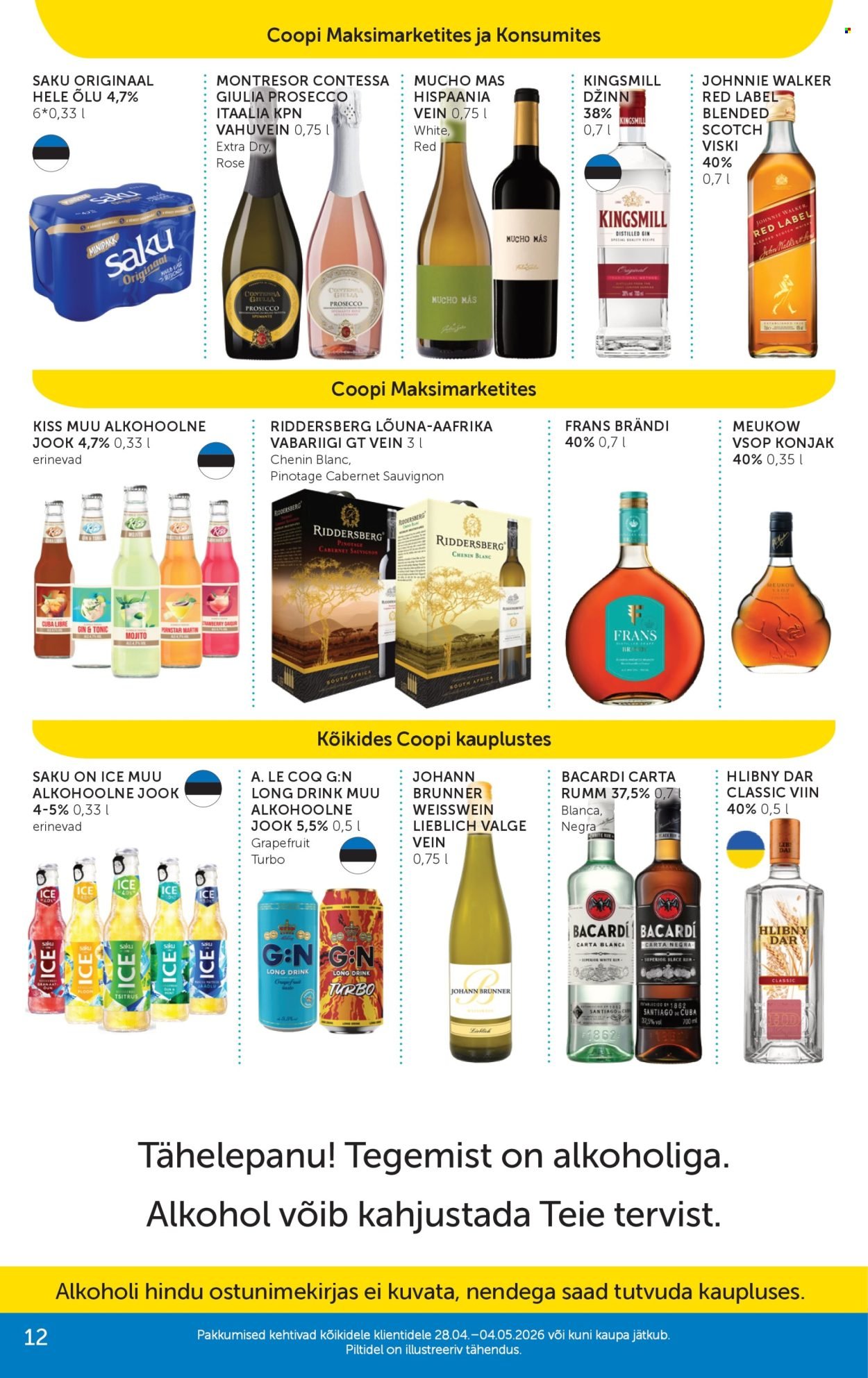 COOP kliendileht - Alates 28.04.2026