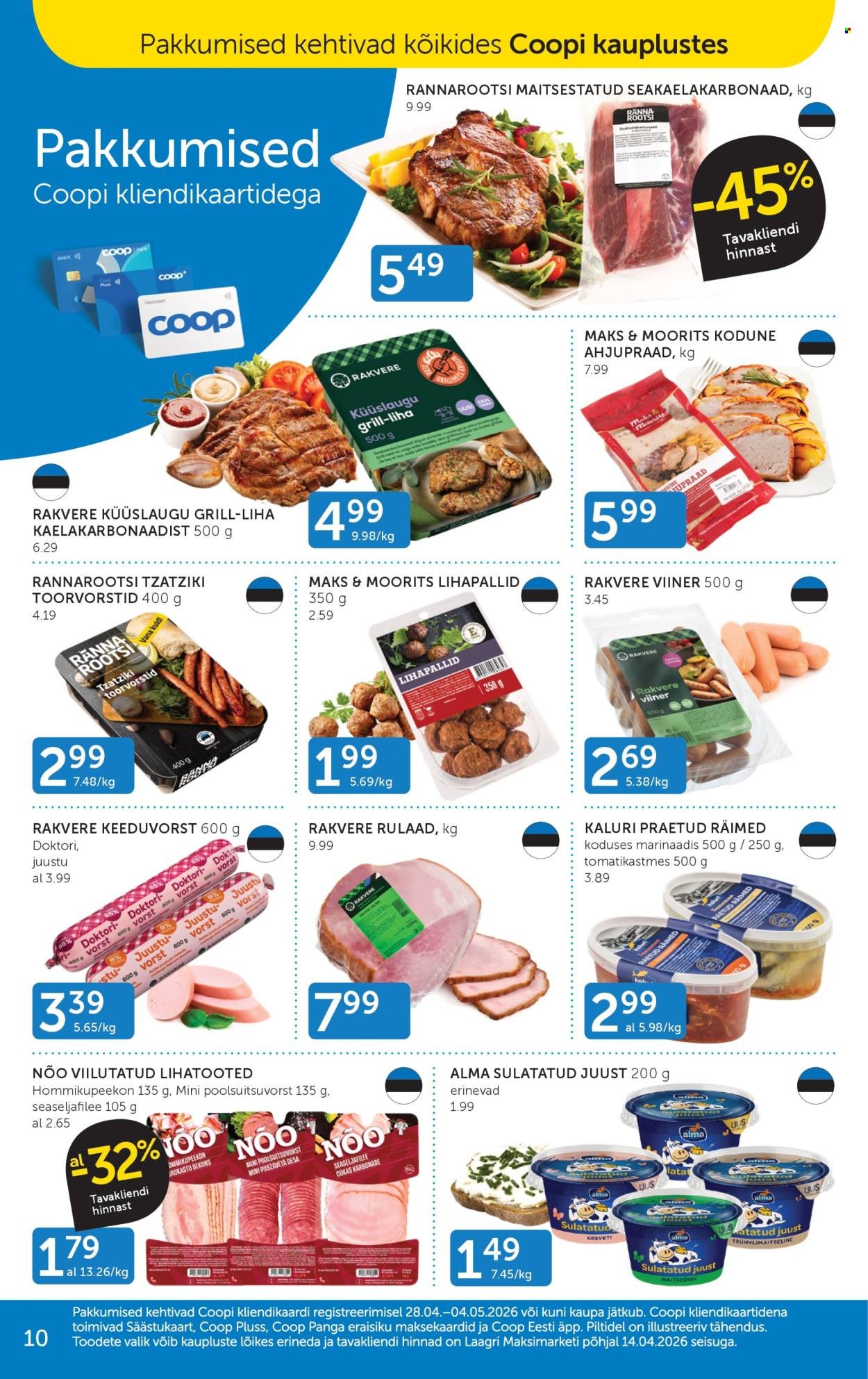 COOP kliendileht - Alates 28.04.2026