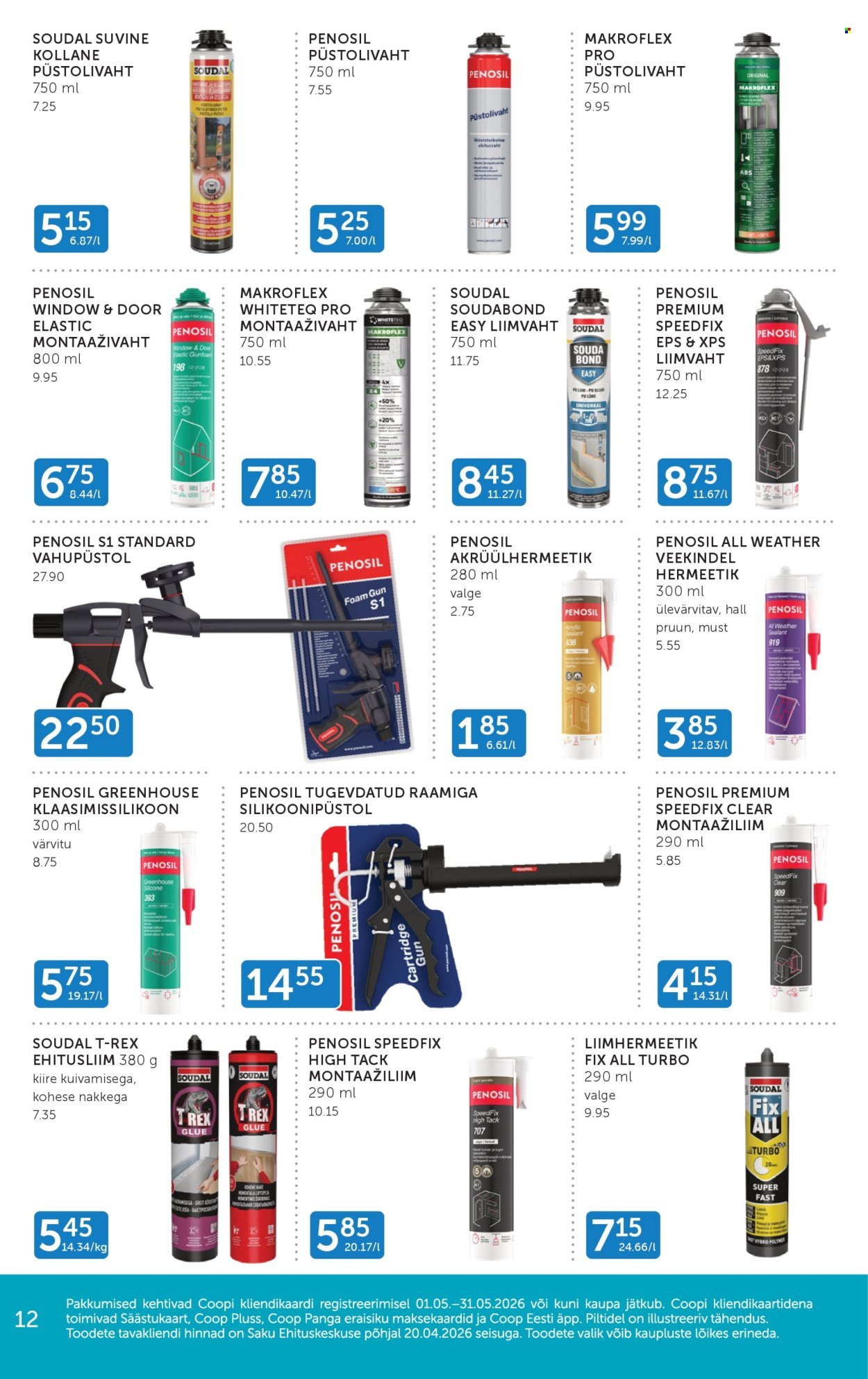 COOP kliendileht - Alates 1.05.2026