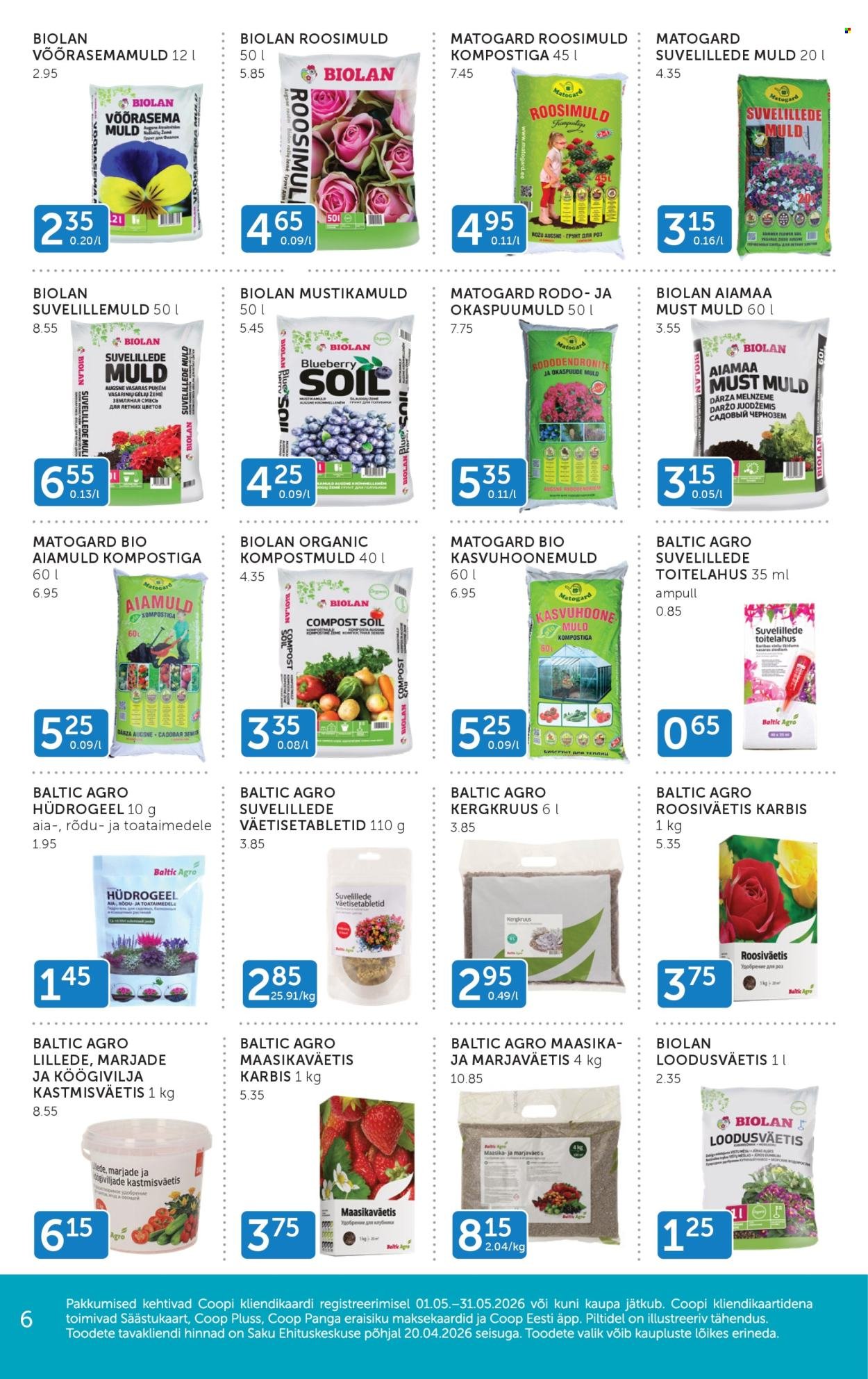 COOP kliendileht - Alates 1.05.2026