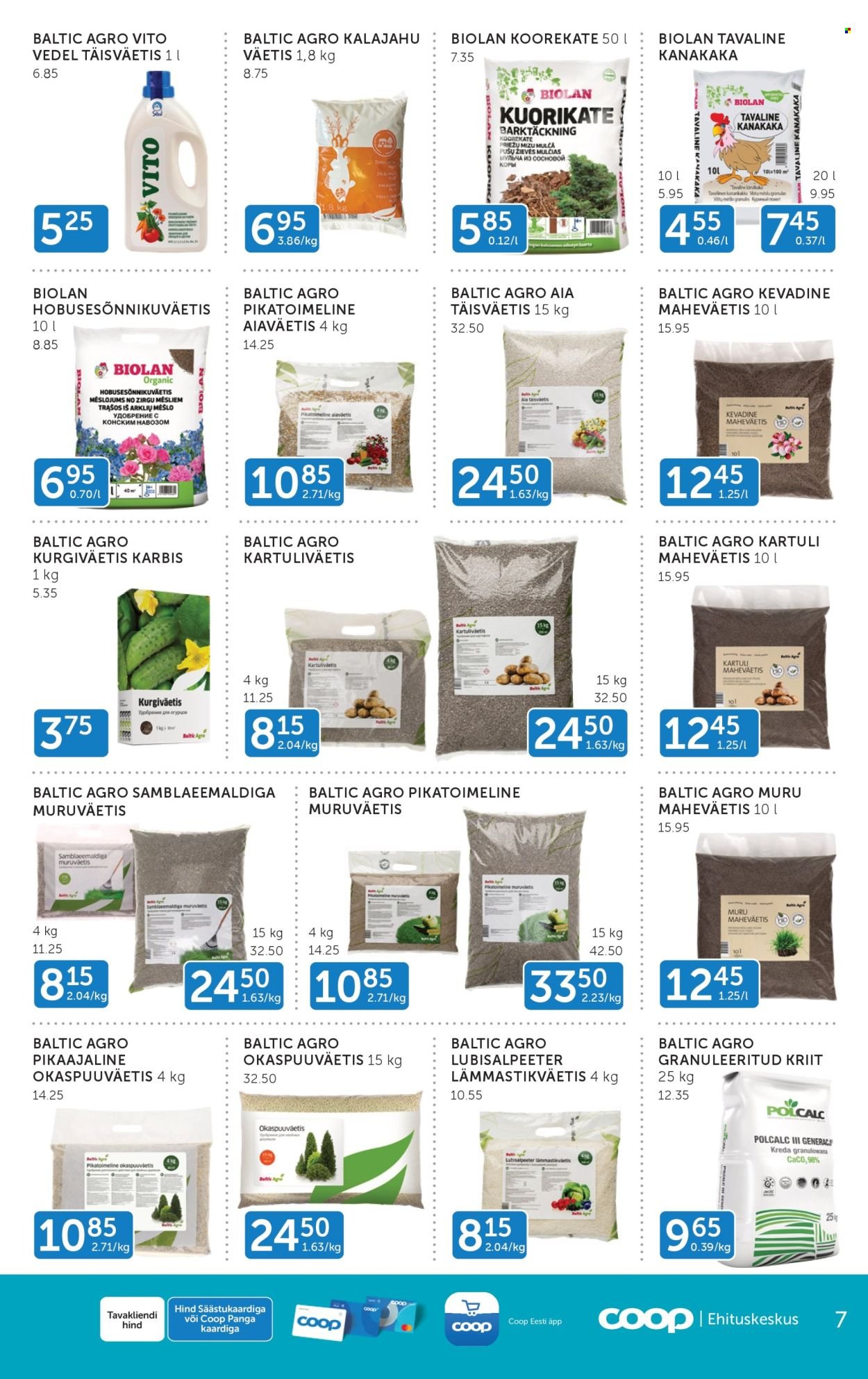 COOP kliendileht - Alates 1.05.2026
