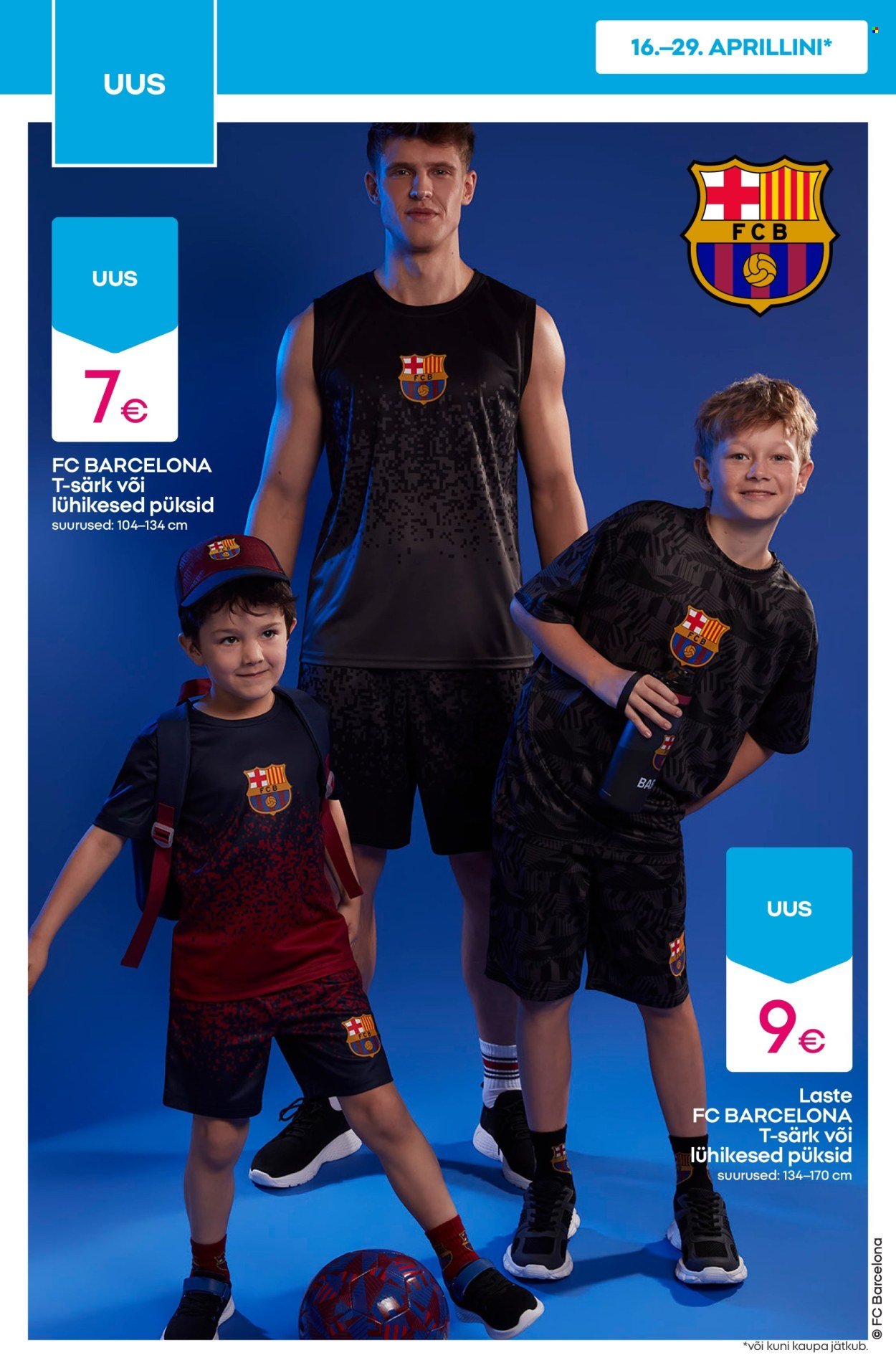 PEPCO kliendileht - T-särgid ja lühikesed püksid