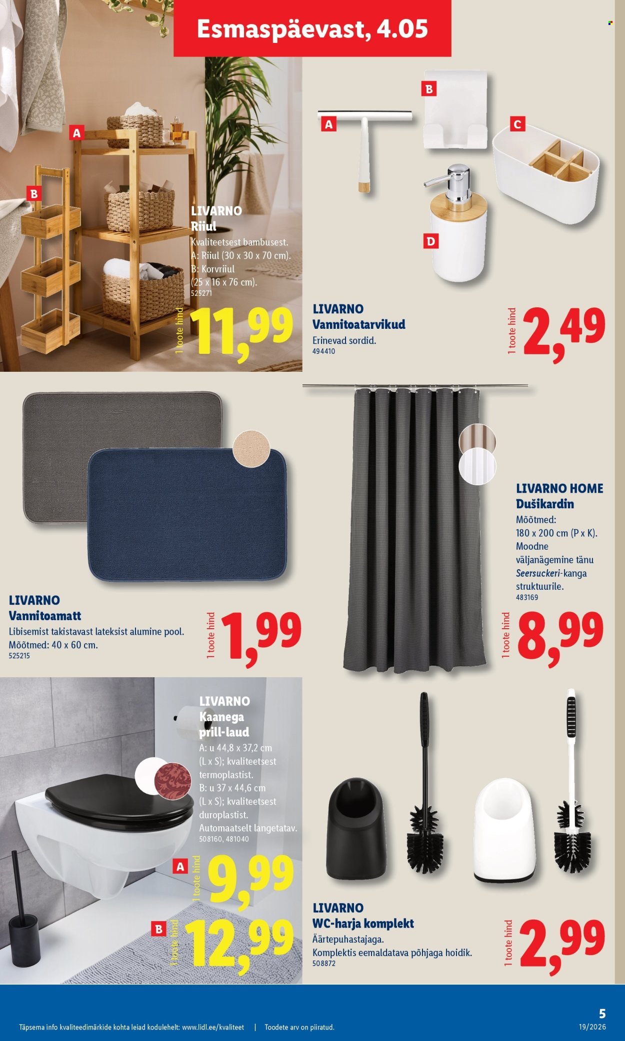 LIDL kliendileht - Tööstuskaupade pakkumised