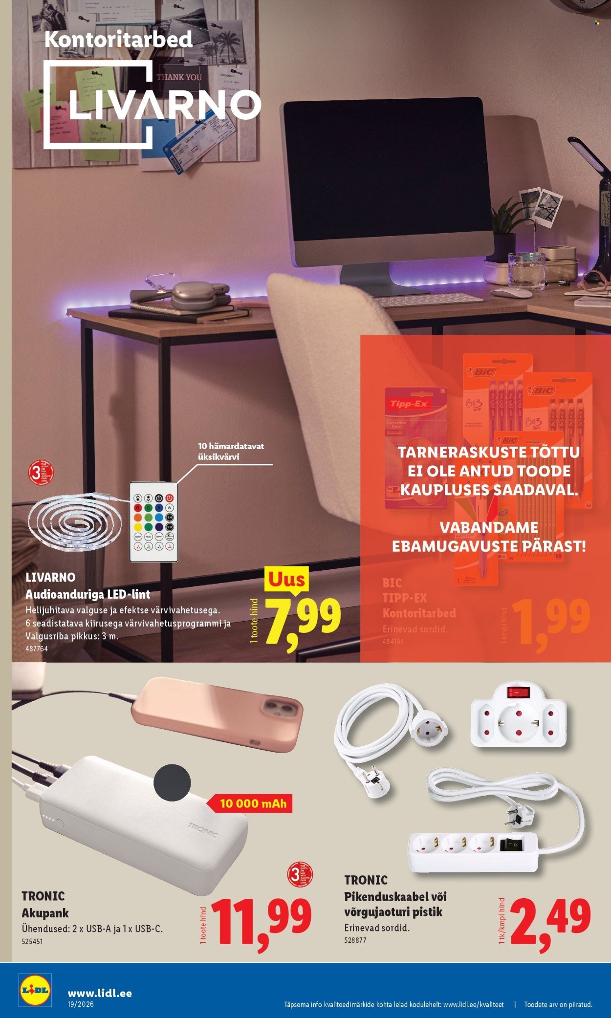 LIDL kliendileht - Tööstuskaupade pakkumised