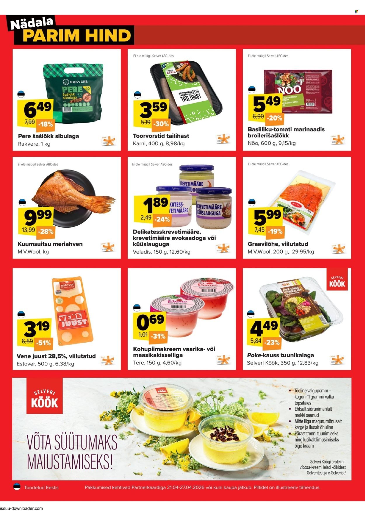 SELVER kliendileht - Nädala parim hind