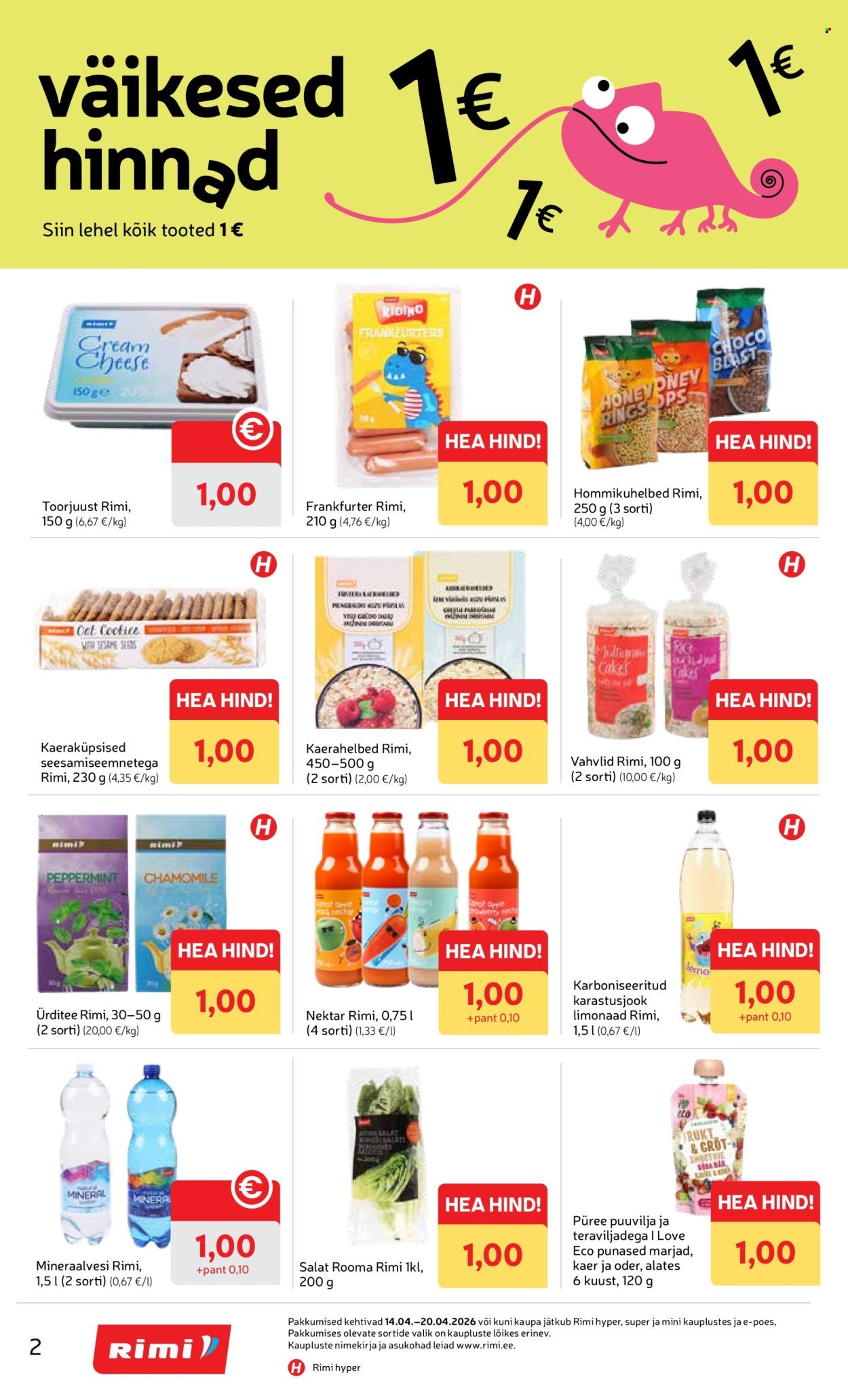 RIMI kliendileht - Kliendileht