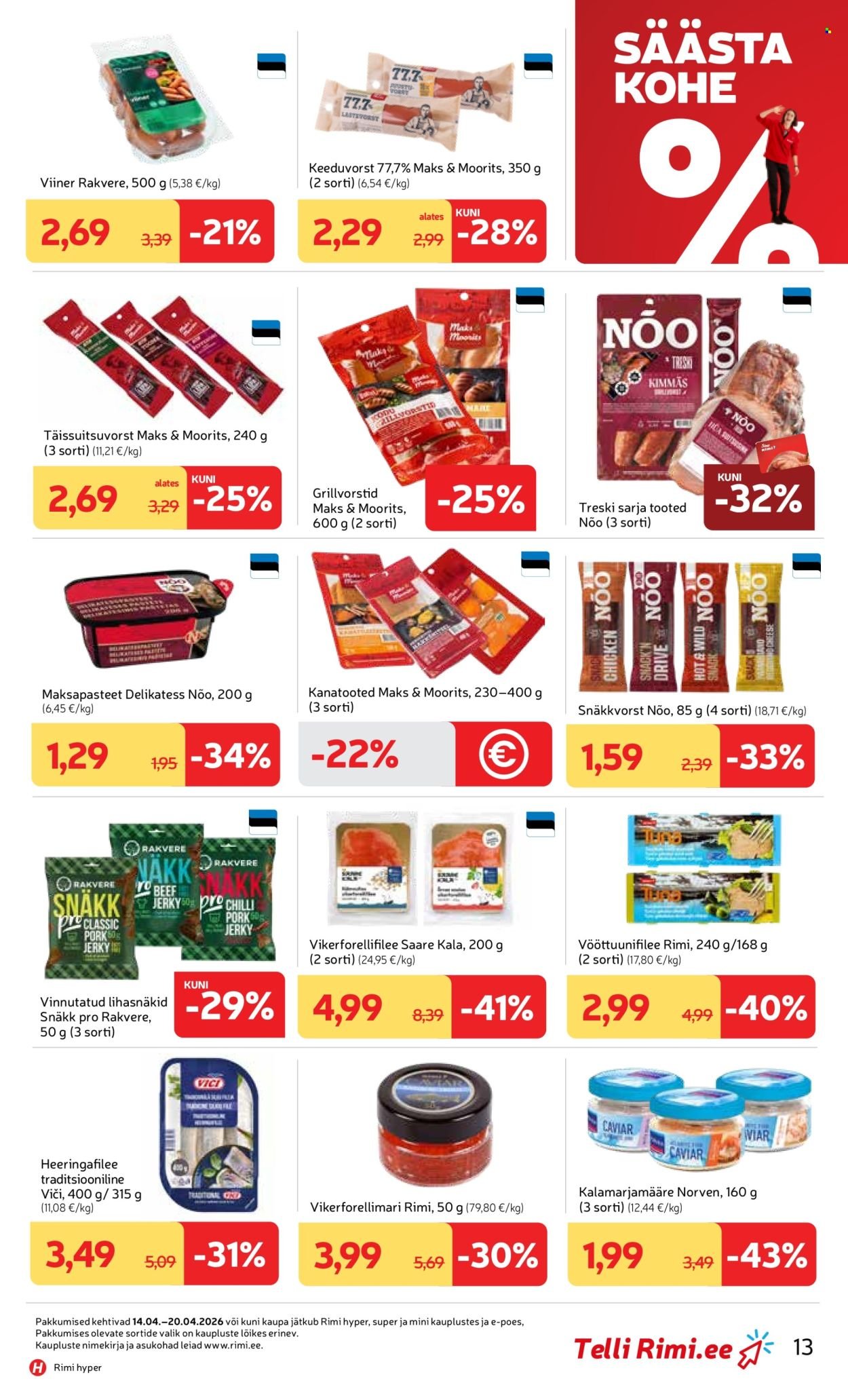 RIMI kliendileht - Kliendileht