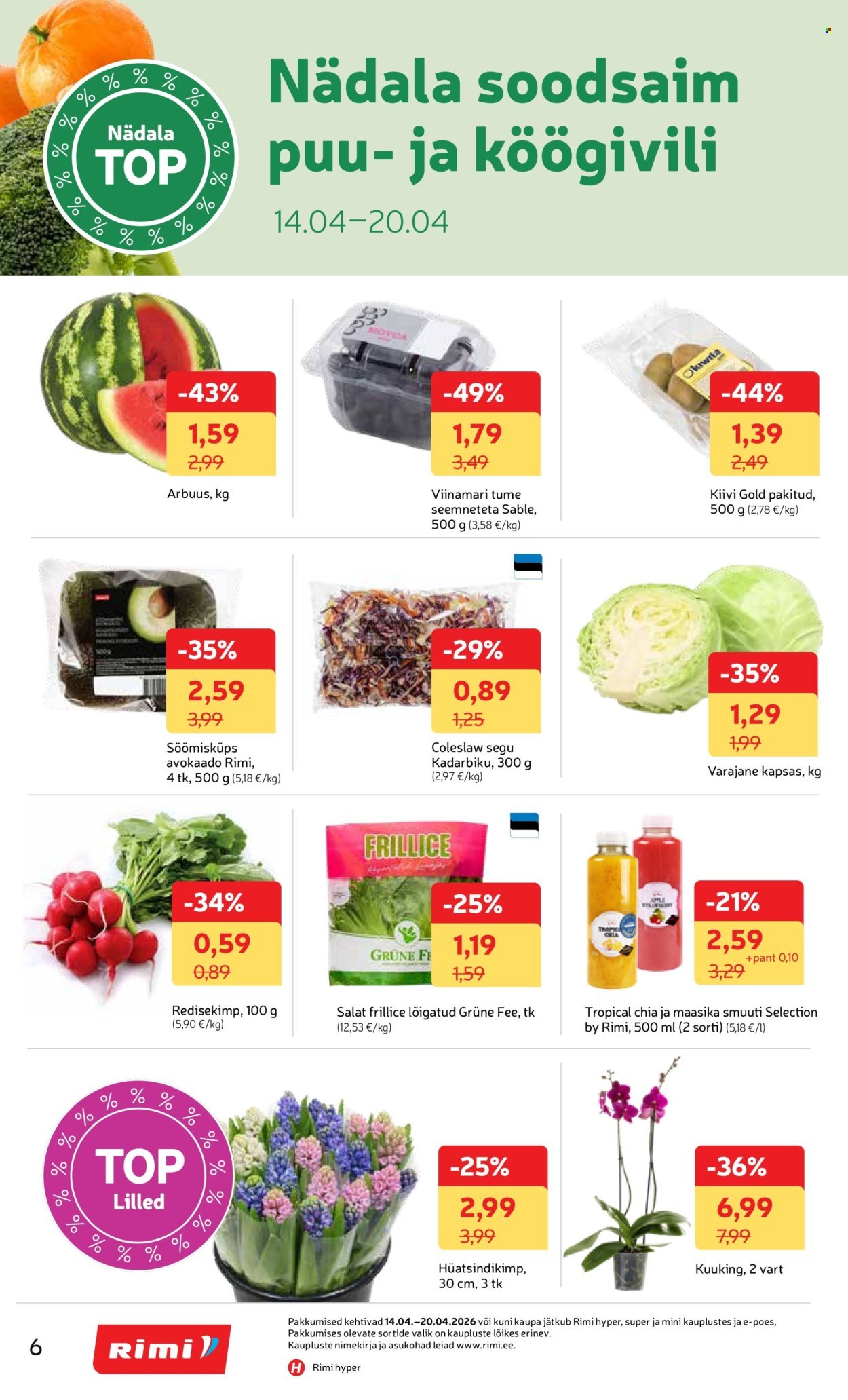 RIMI kliendileht - Kliendileht