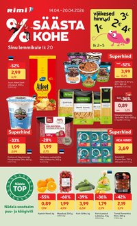 RIMI kliendileht - Kliendileht