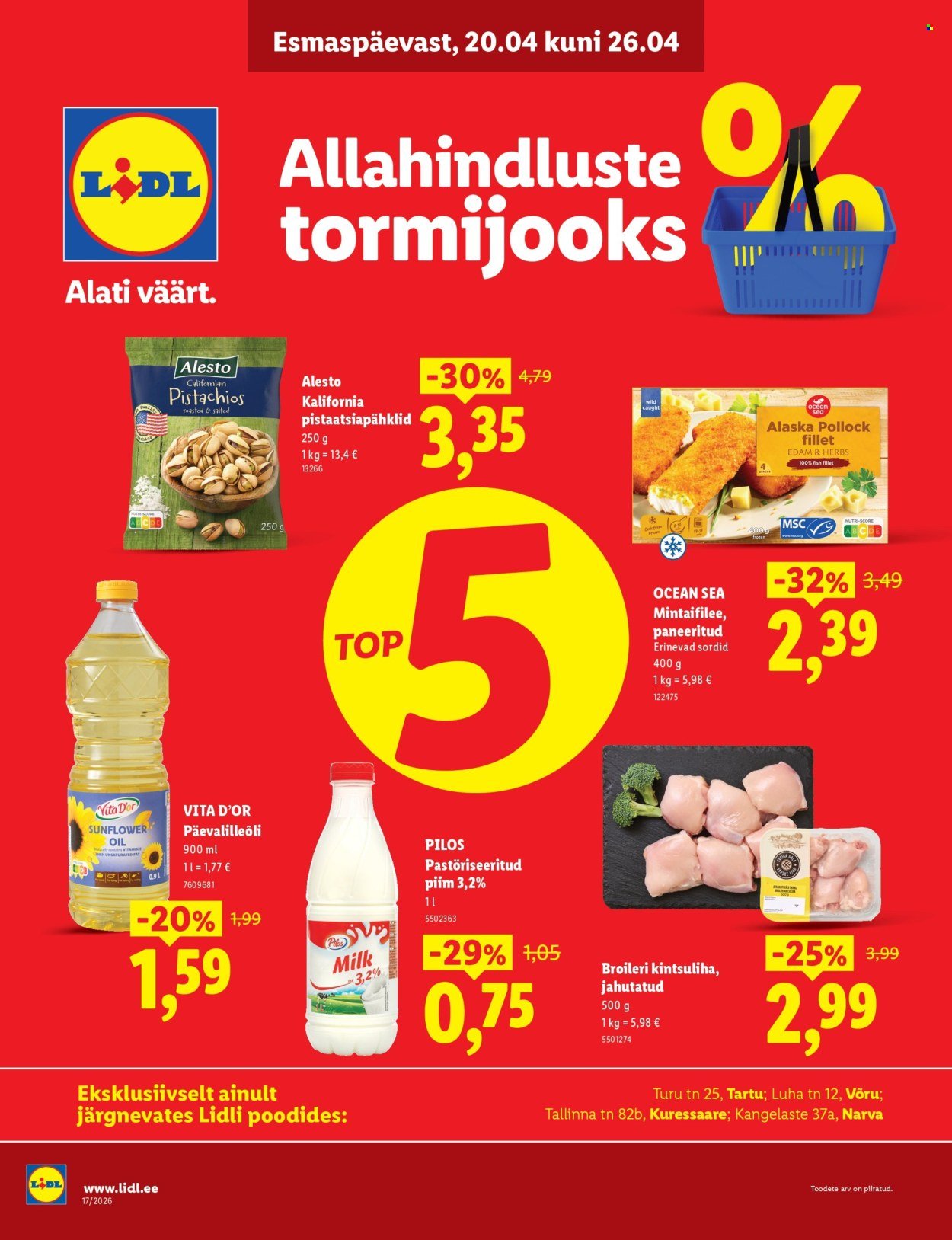 LIDL kliendileht - Allahindluste tormijooks
