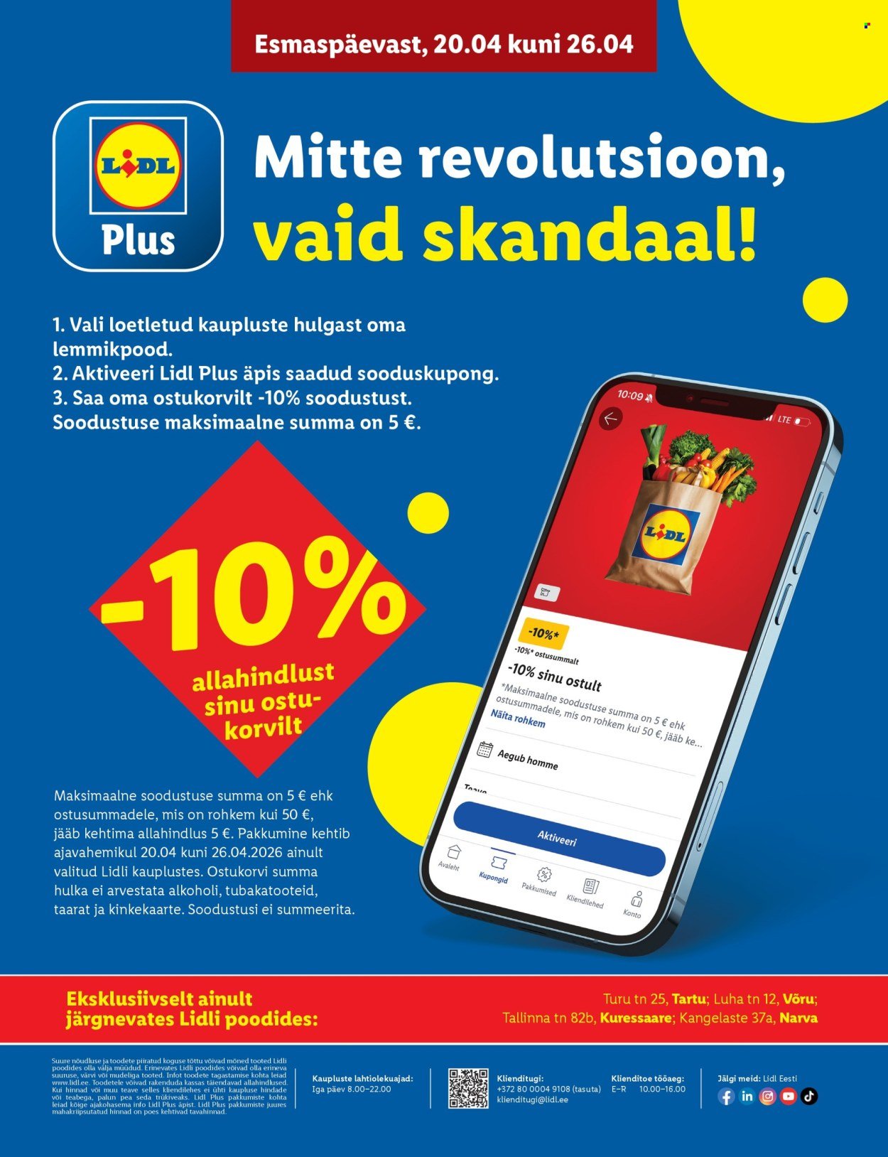 LIDL kliendileht - Allahindluste tormijooks