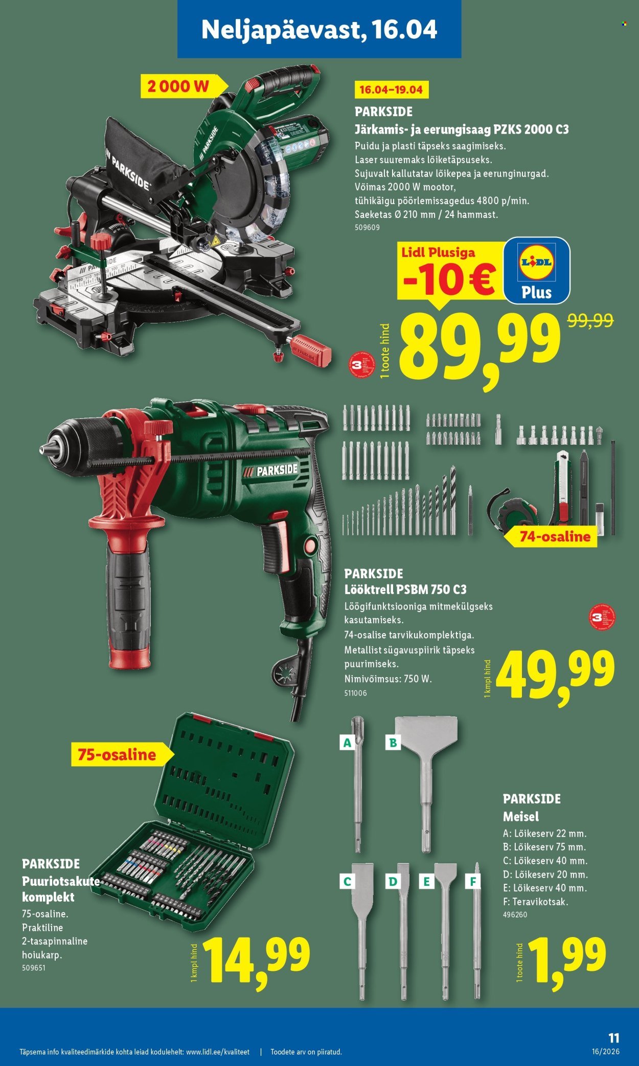 LIDL kliendileht - Tööstuskaupade pakkumised