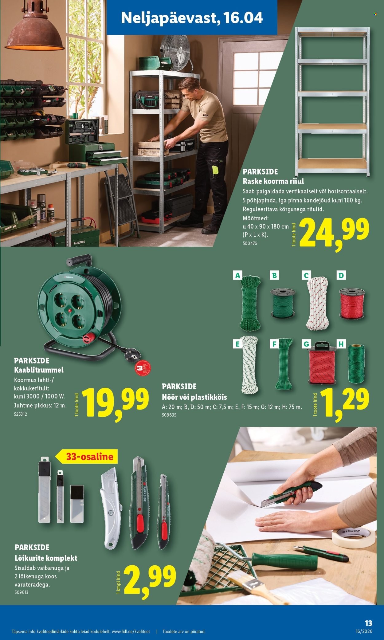 LIDL kliendileht - Tööstuskaupade pakkumised