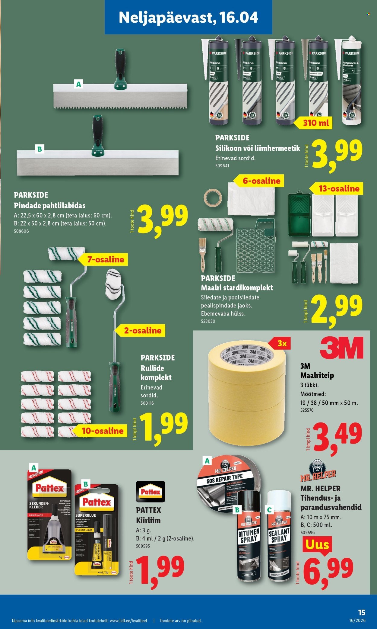 LIDL kliendileht - Tööstuskaupade pakkumised
