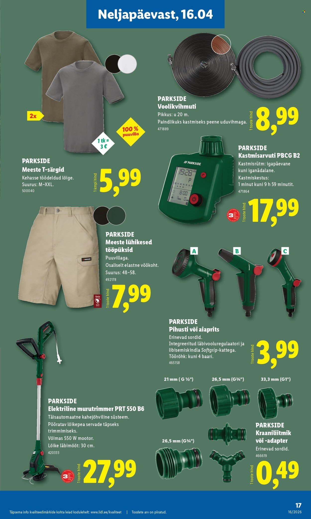 LIDL kliendileht - Tööstuskaupade pakkumised