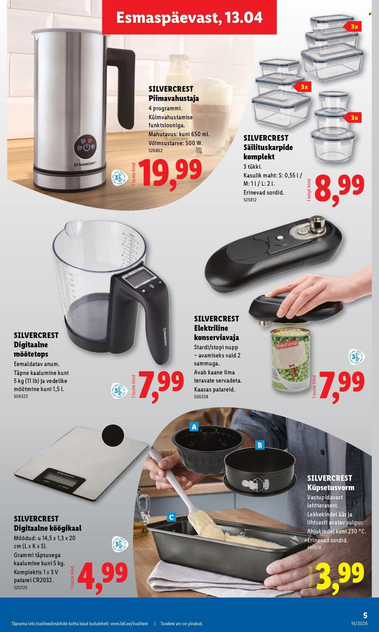 LIDL kliendileht - Tööstuskaupade pakkumised