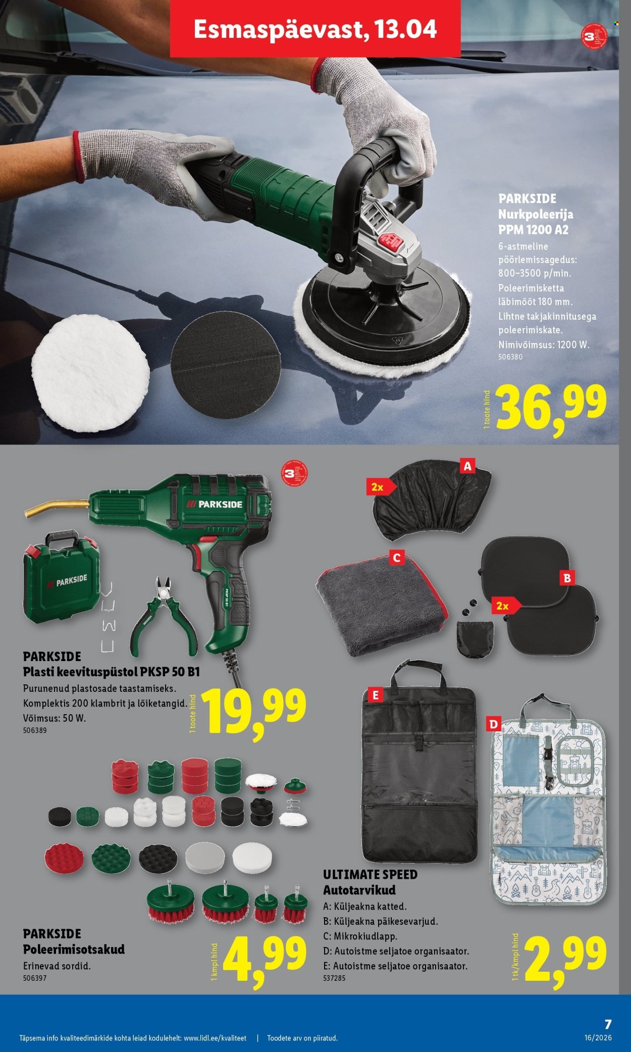 LIDL kliendileht - Tööstuskaupade pakkumised