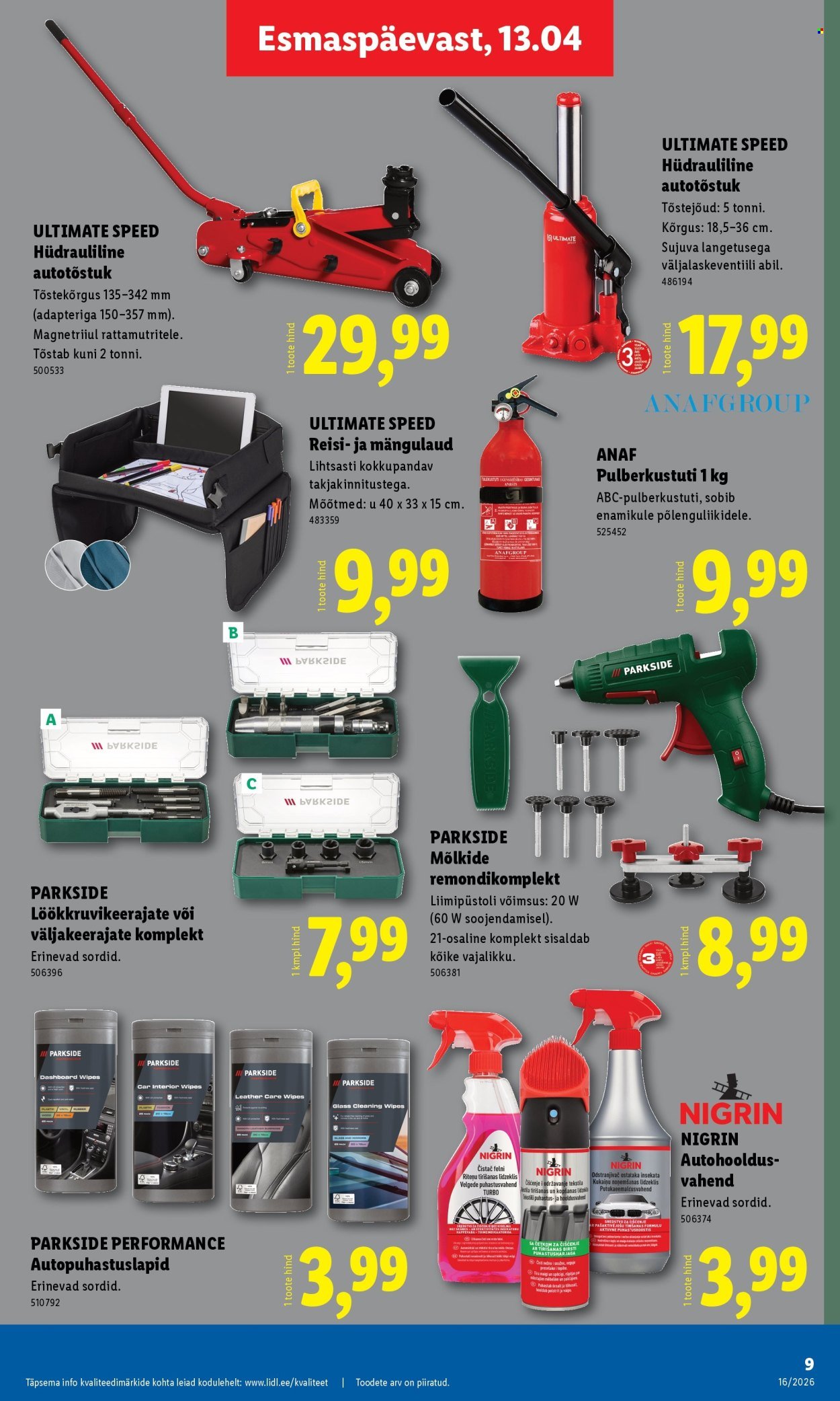 LIDL kliendileht - Tööstuskaupade pakkumised