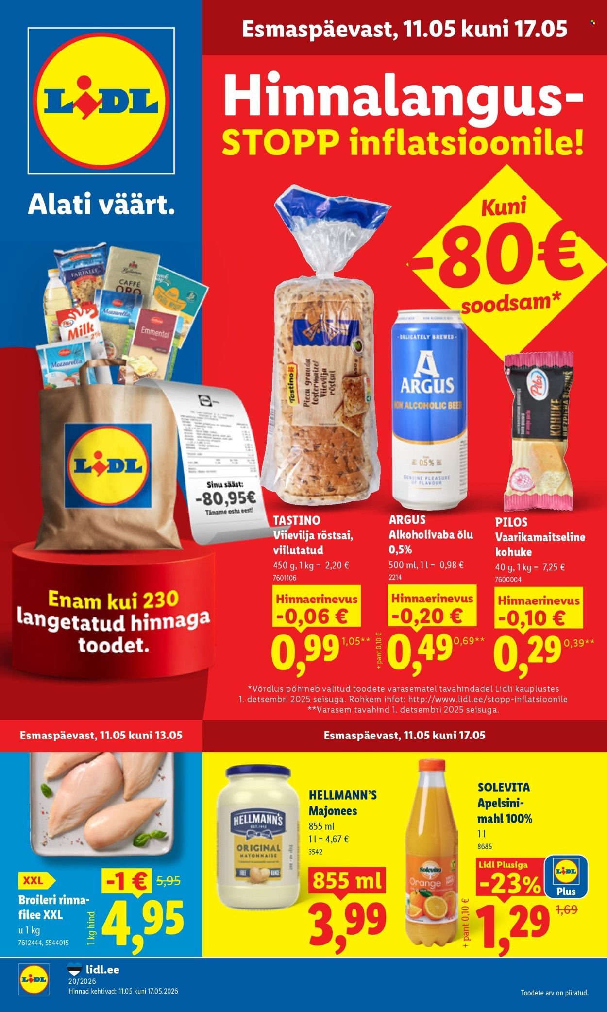 LIDL kliendileht - Kliendileht