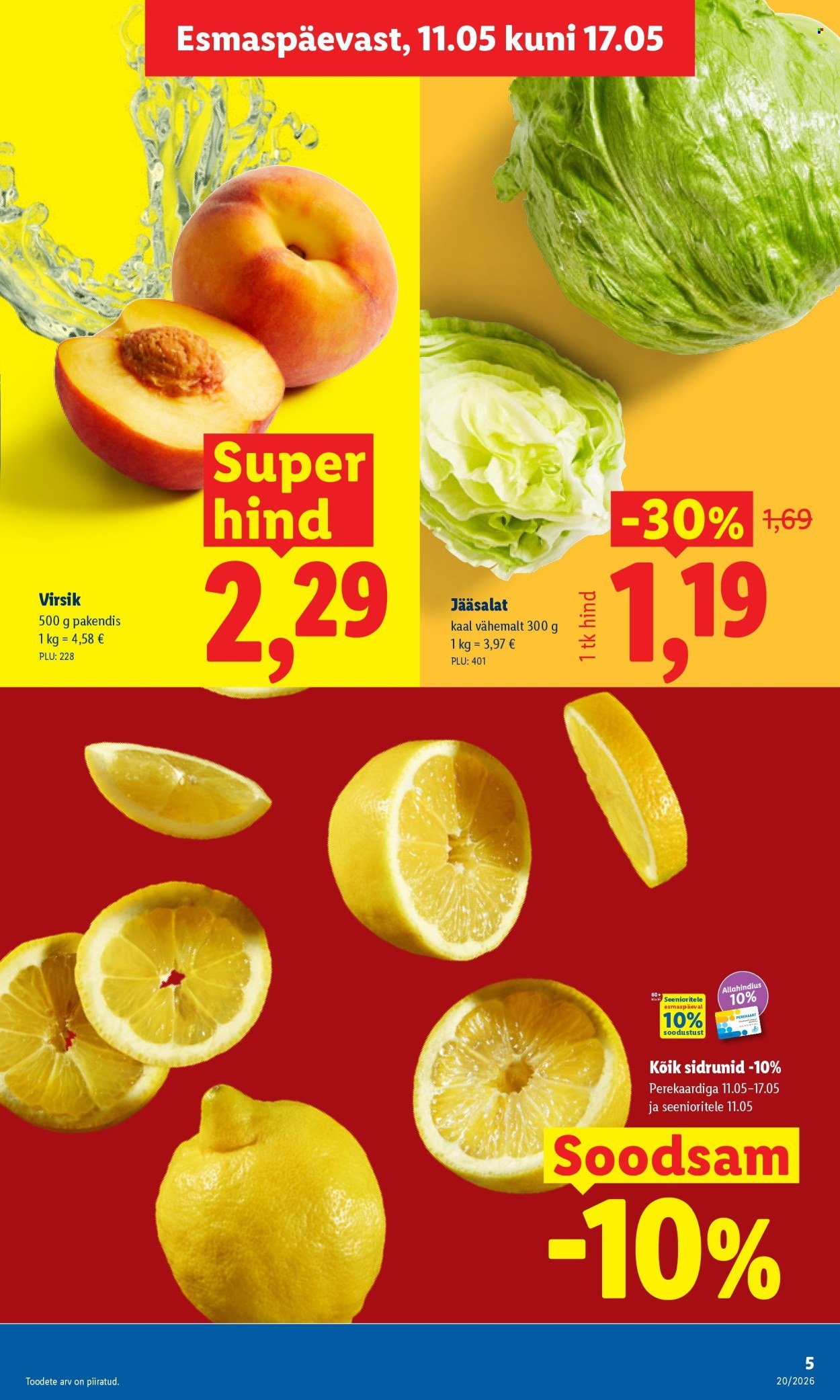 LIDL kliendileht - Kliendileht