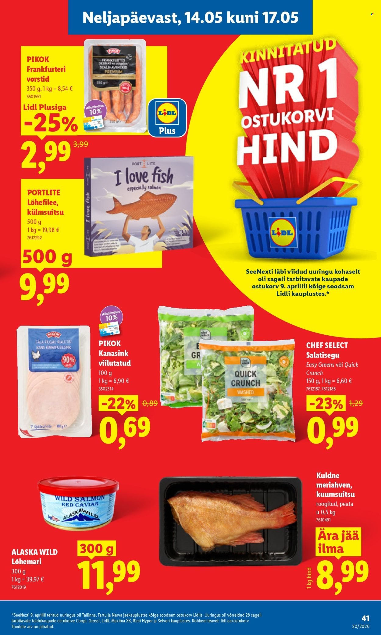 LIDL kliendileht - Kliendileht