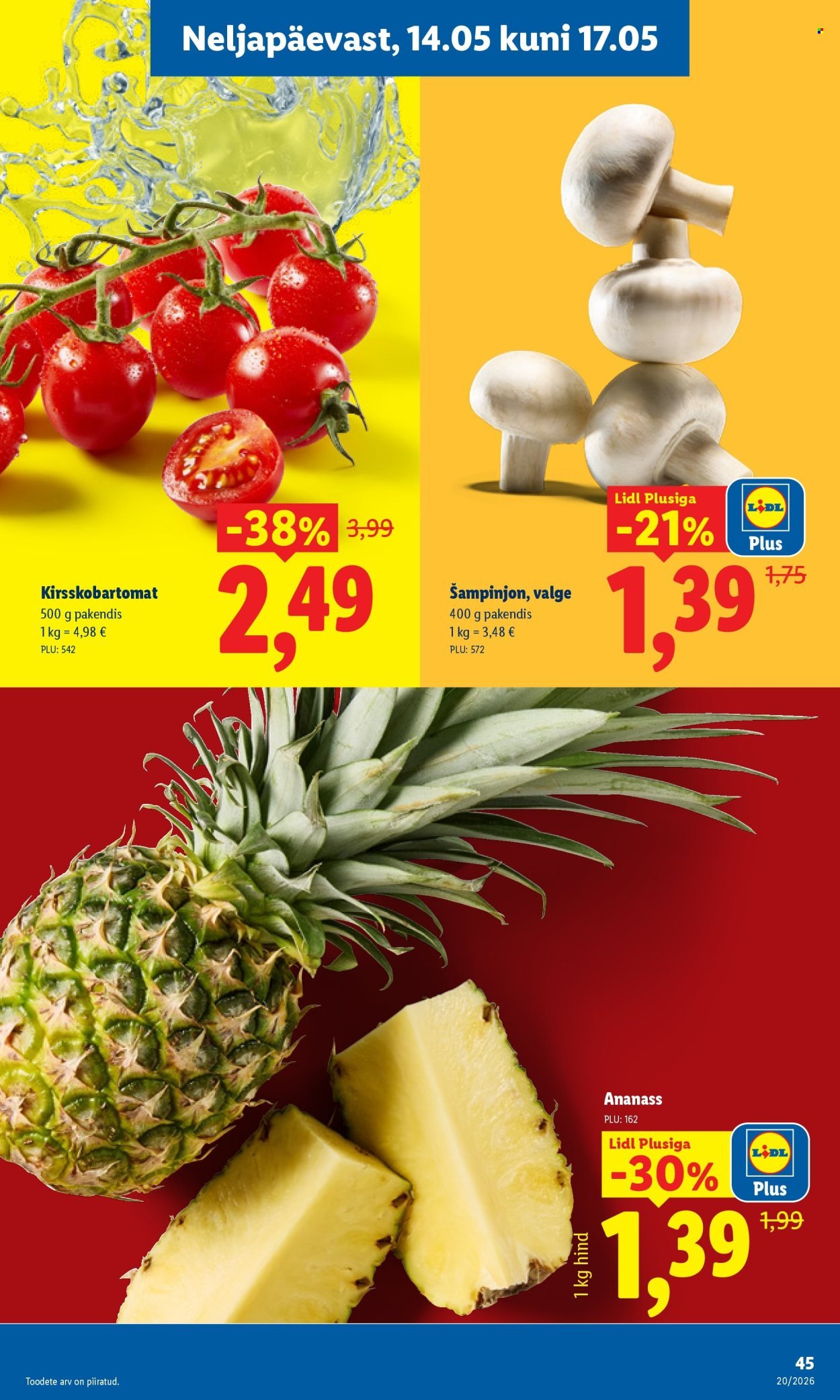 LIDL kliendileht - Kliendileht
