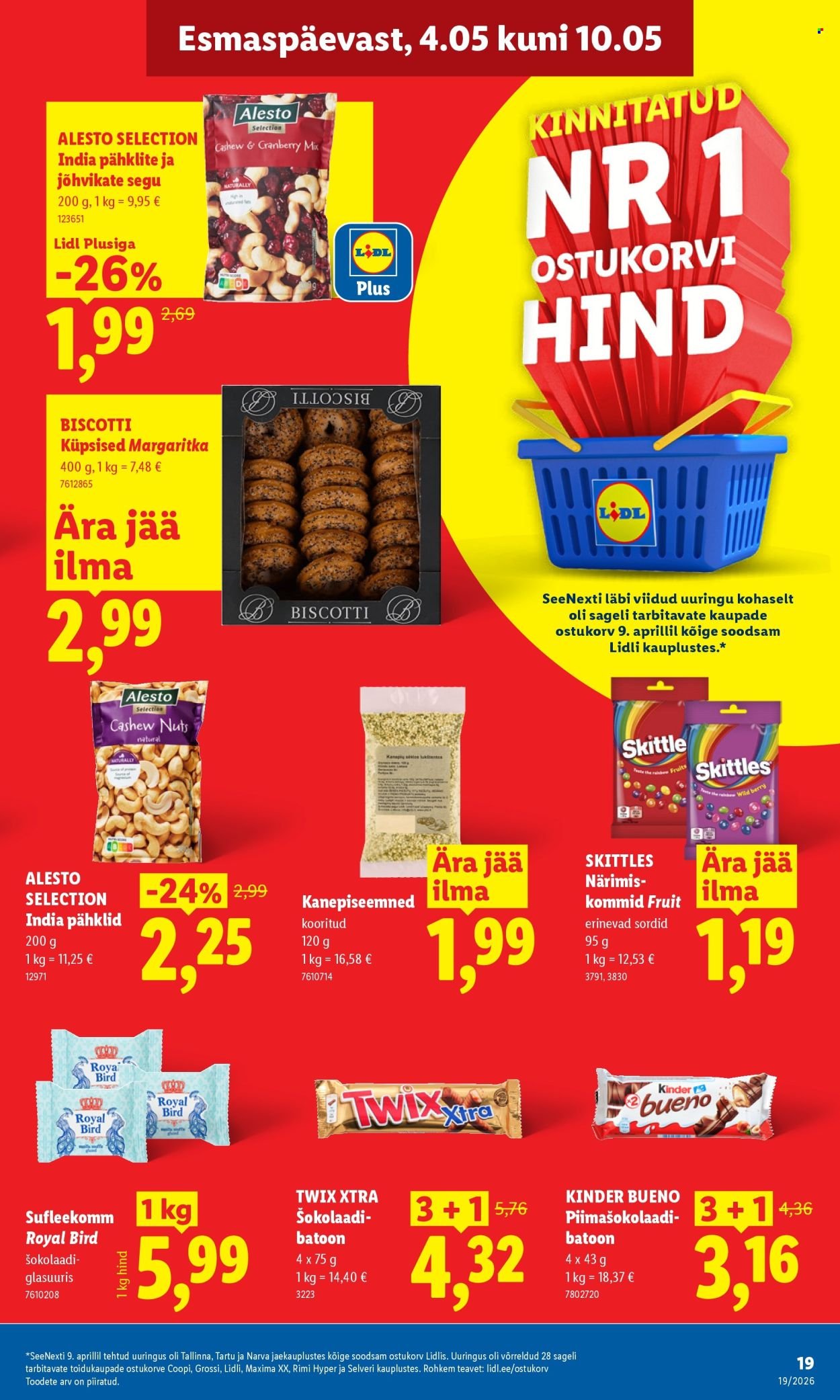 LIDL kliendileht - Kliendileht