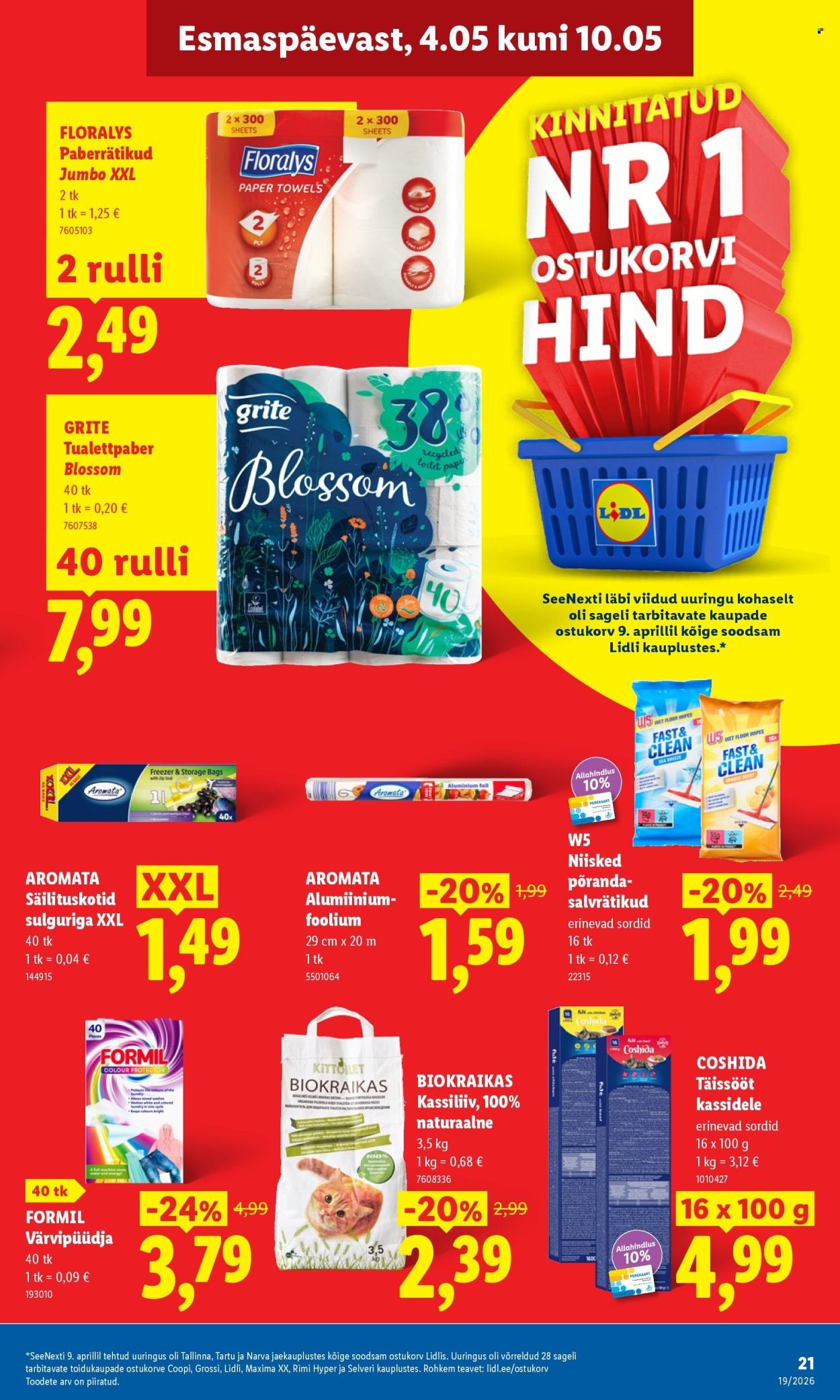 LIDL kliendileht - Kliendileht