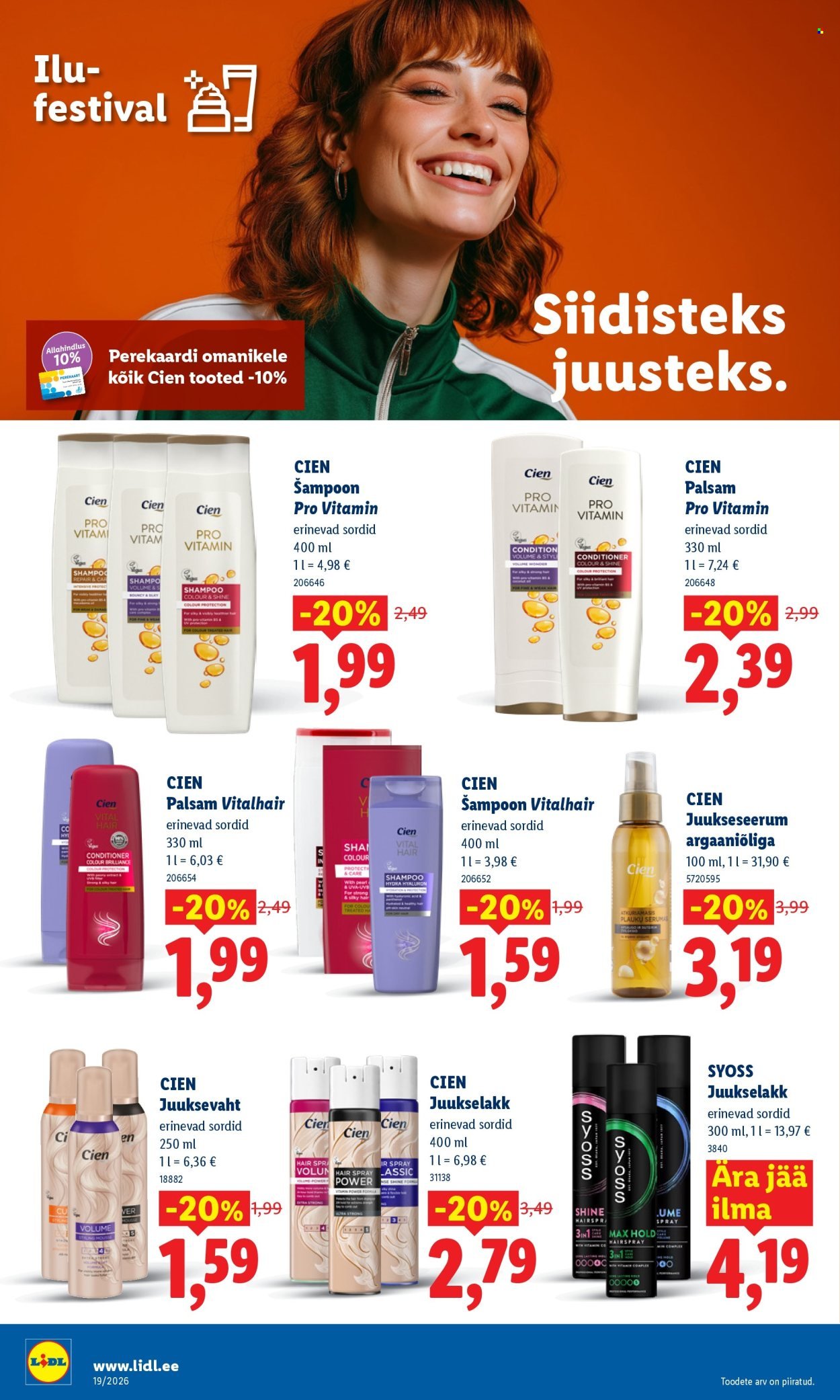 LIDL kliendileht - Kliendileht
