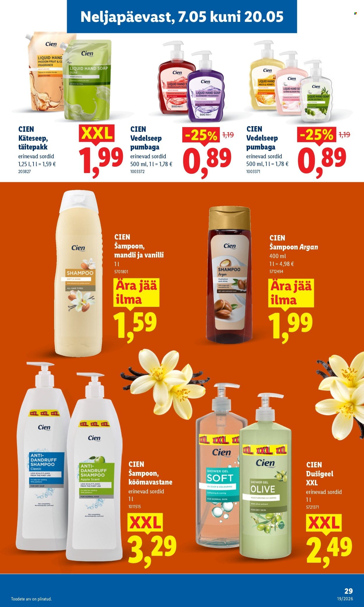 LIDL kliendileht - Kliendileht