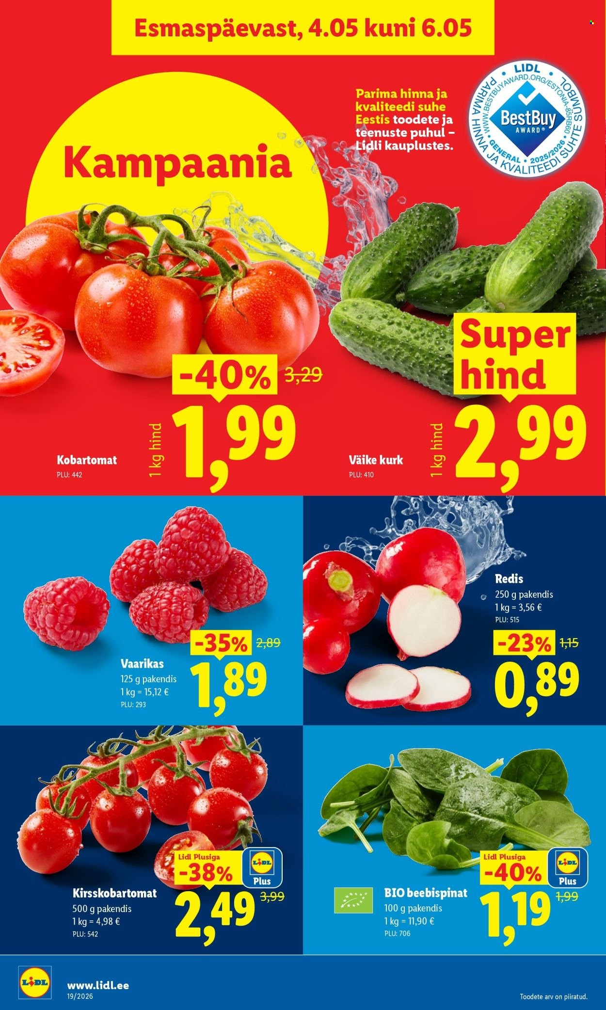 LIDL kliendileht - Kliendileht