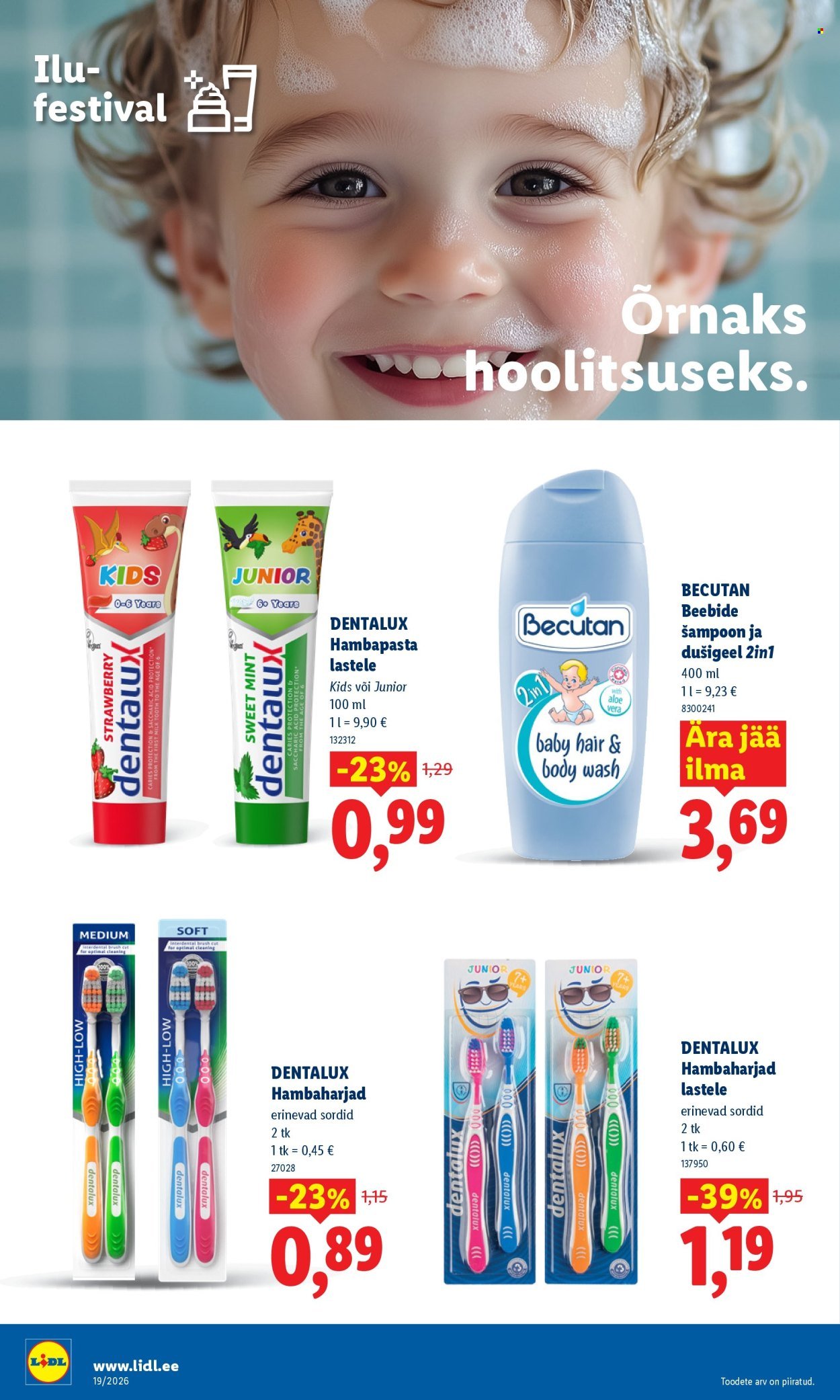 LIDL kliendileht - Kliendileht