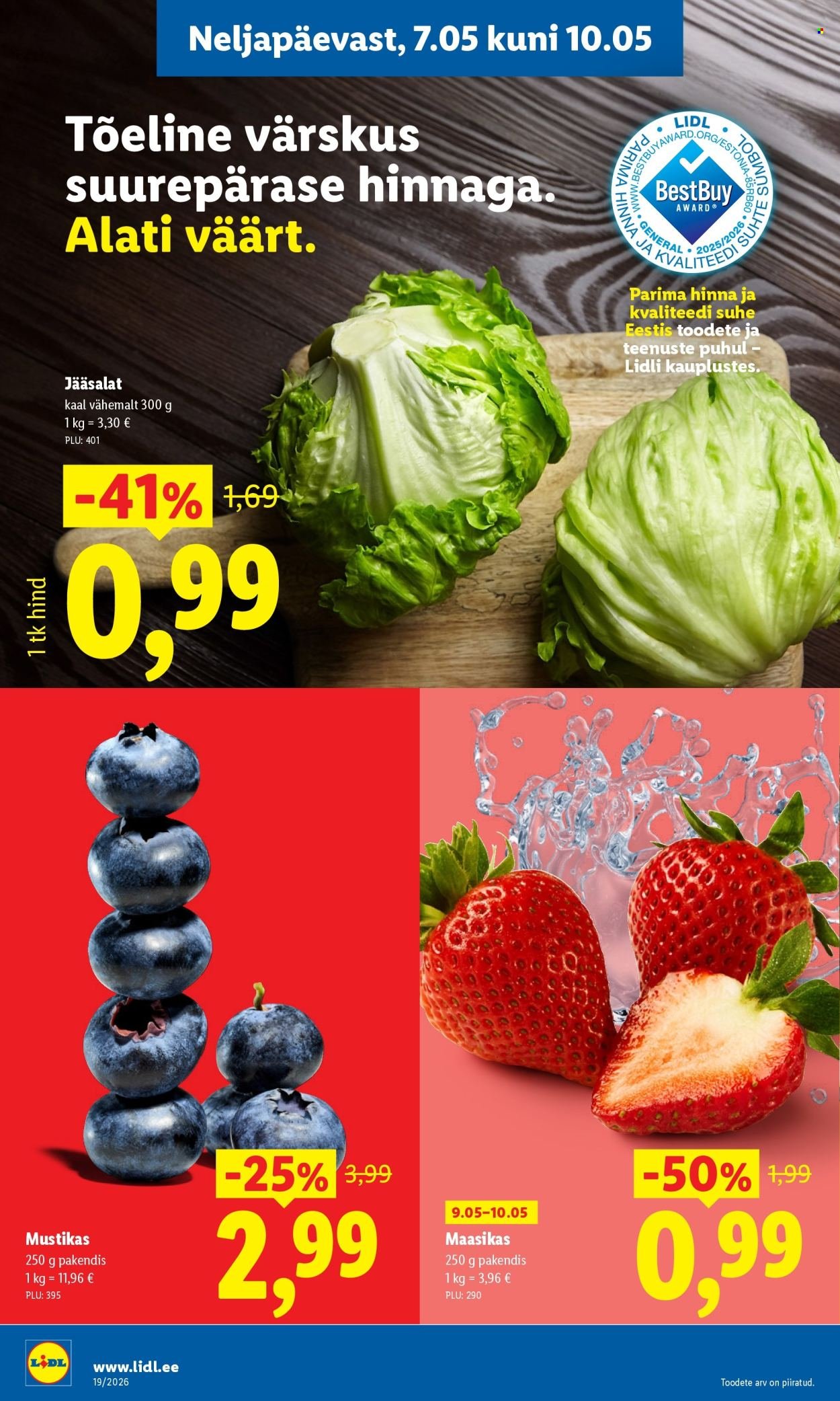LIDL kliendileht - Kliendileht