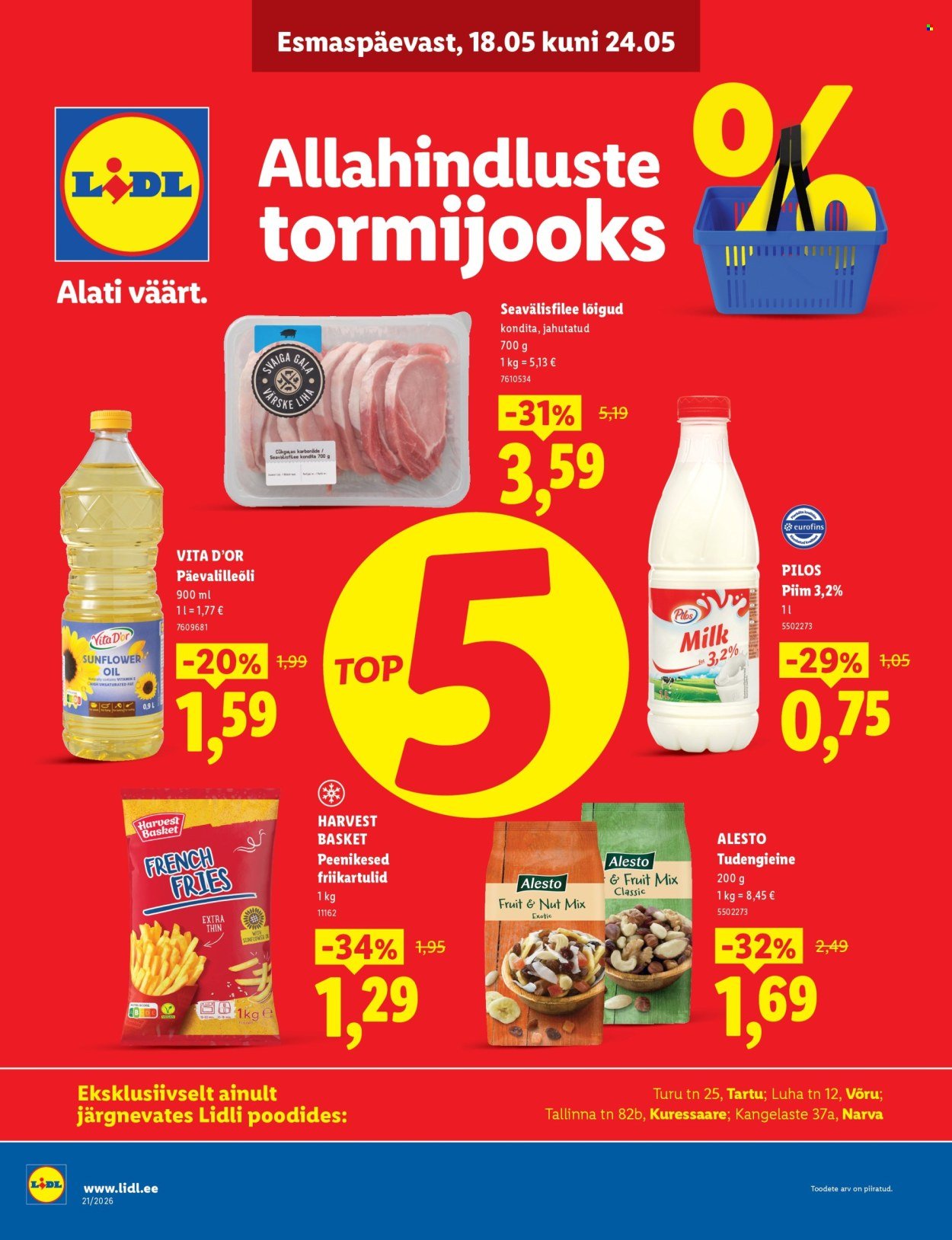 LIDL kliendileht - Allahindluste tormijooks