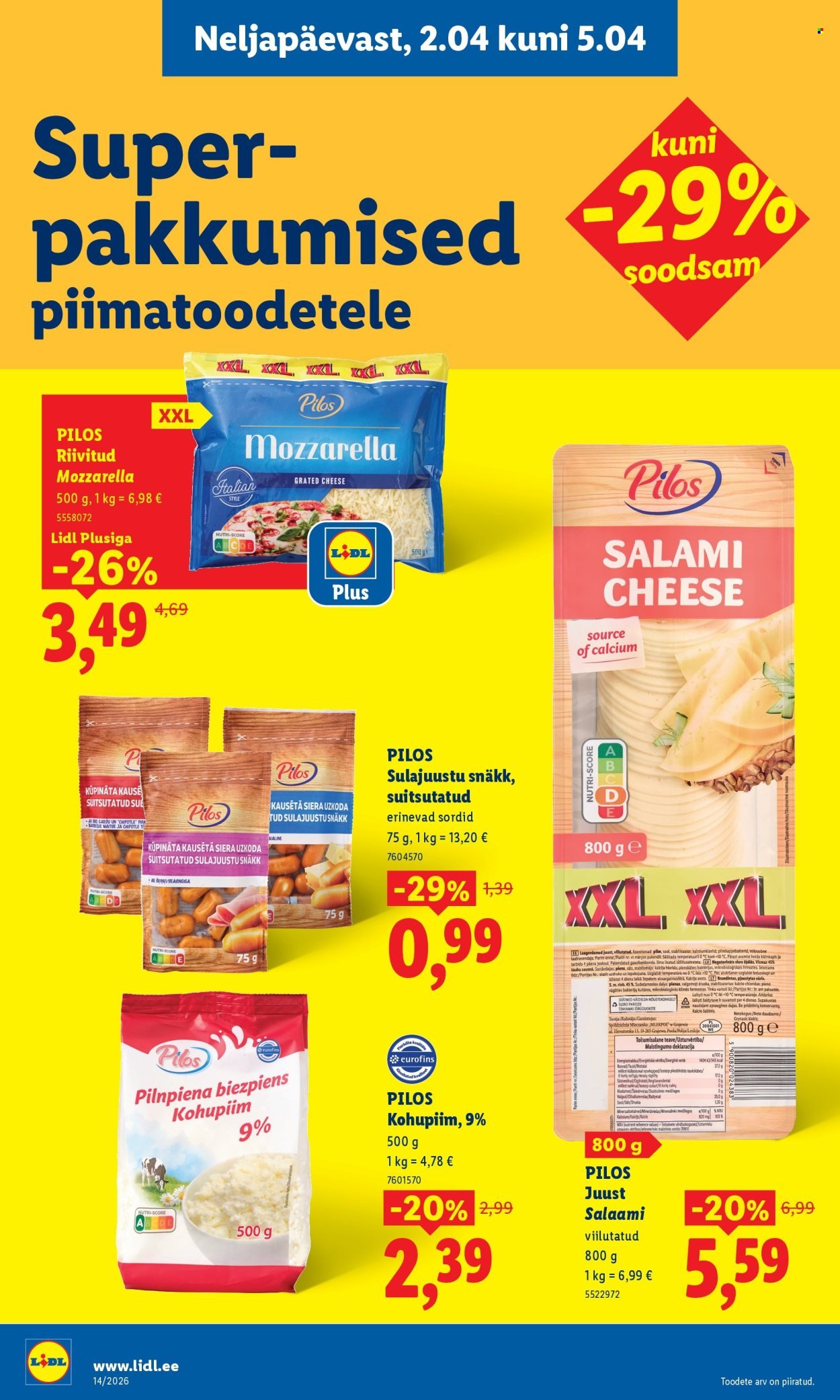 LIDL kliendileht - Kliendileht