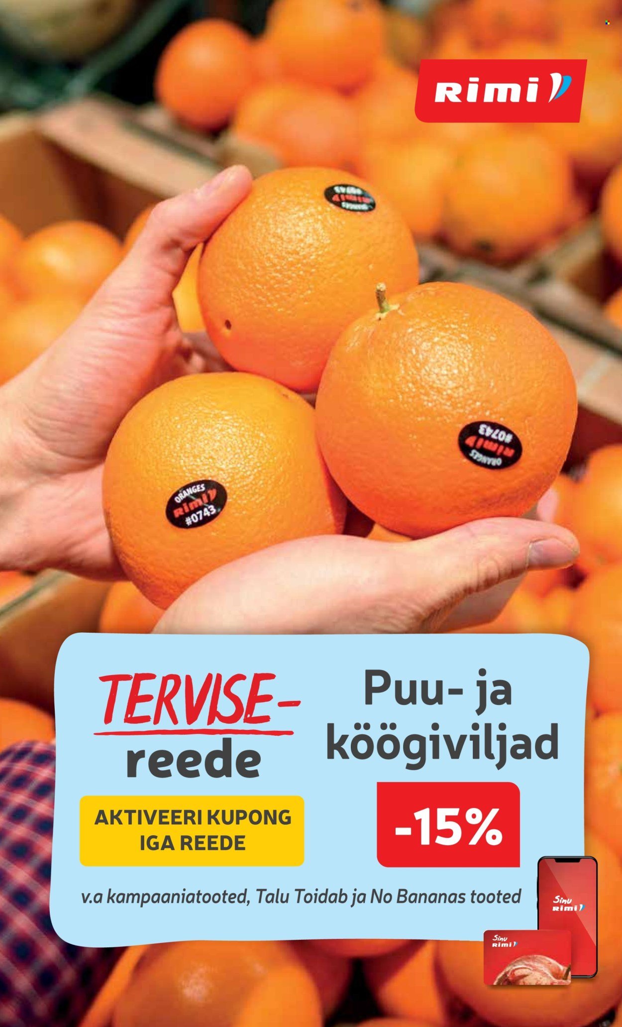 RIMI kliendileht - Kliendileht