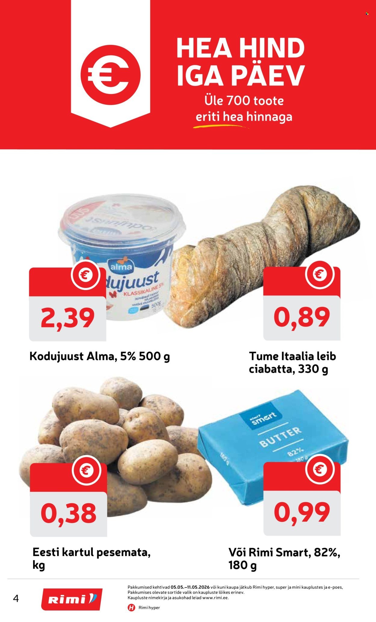 RIMI kliendileht - Kliendileht