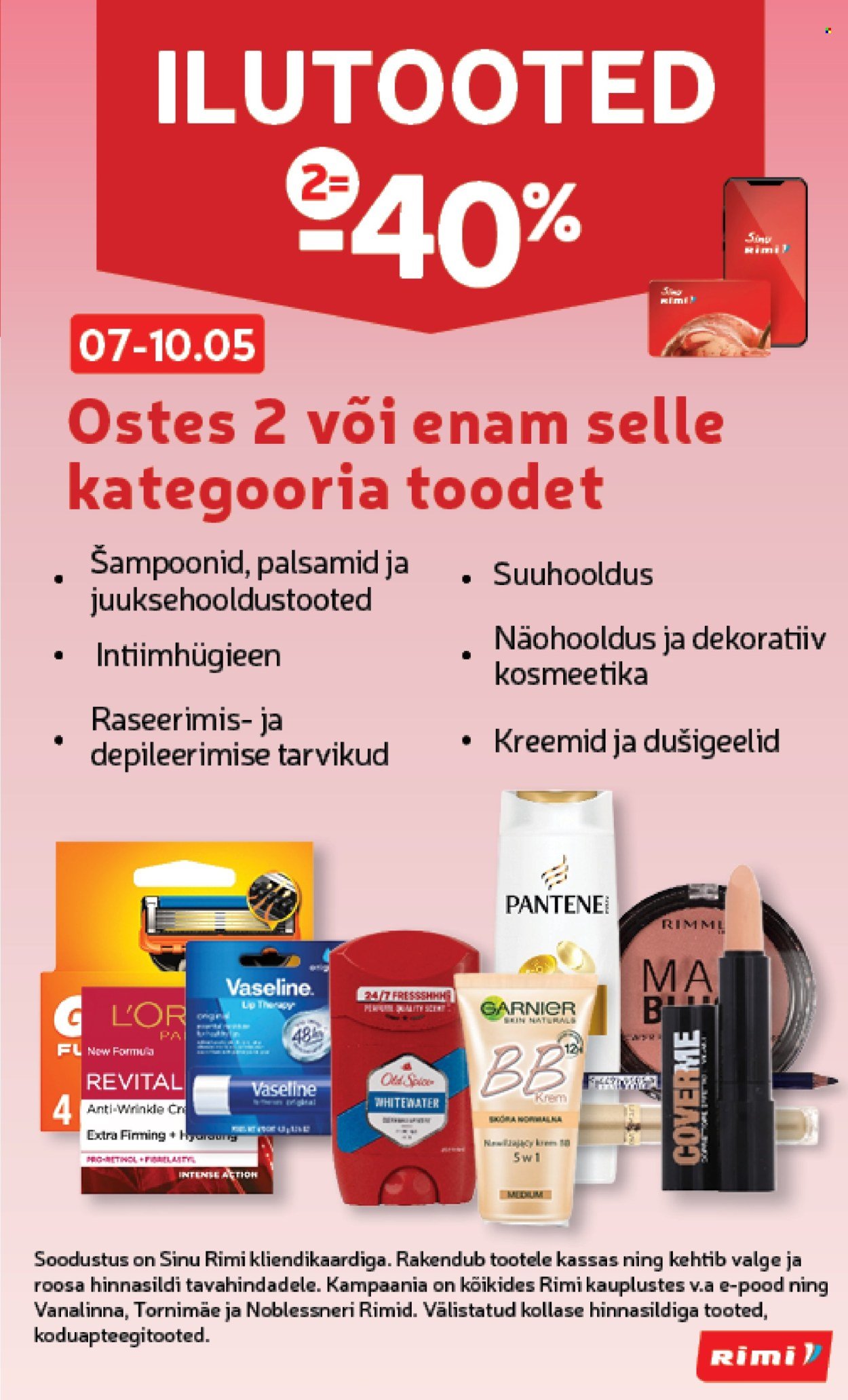 RIMI kliendileht - Kliendileht