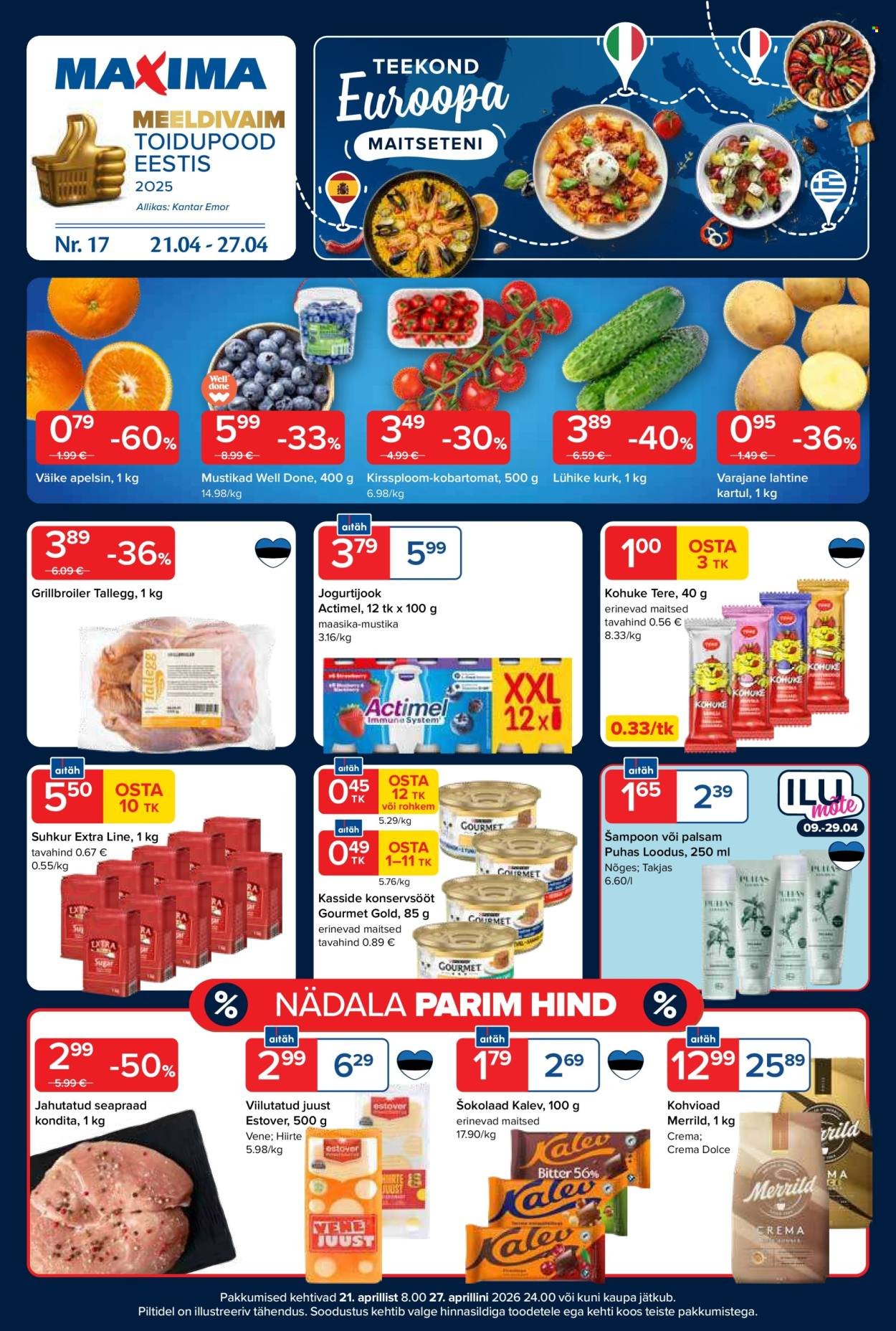 MAXIMA kliendileht - Maxima kliendileht 21.-27.04